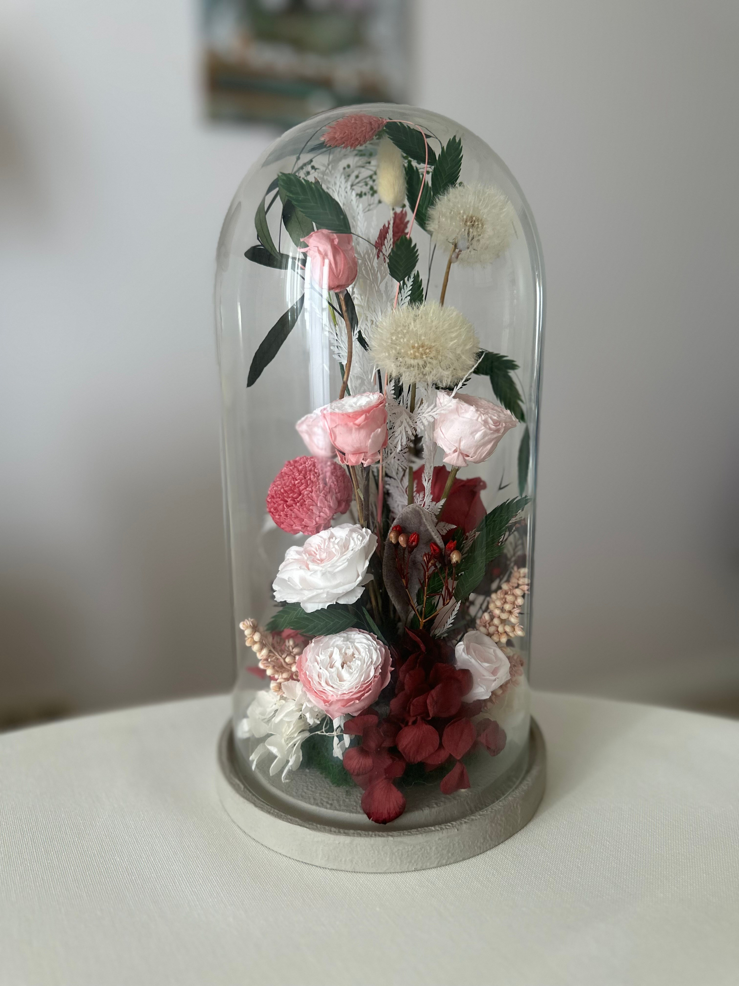 Примеры работ. Стабилизированные цветы Букеты Москва