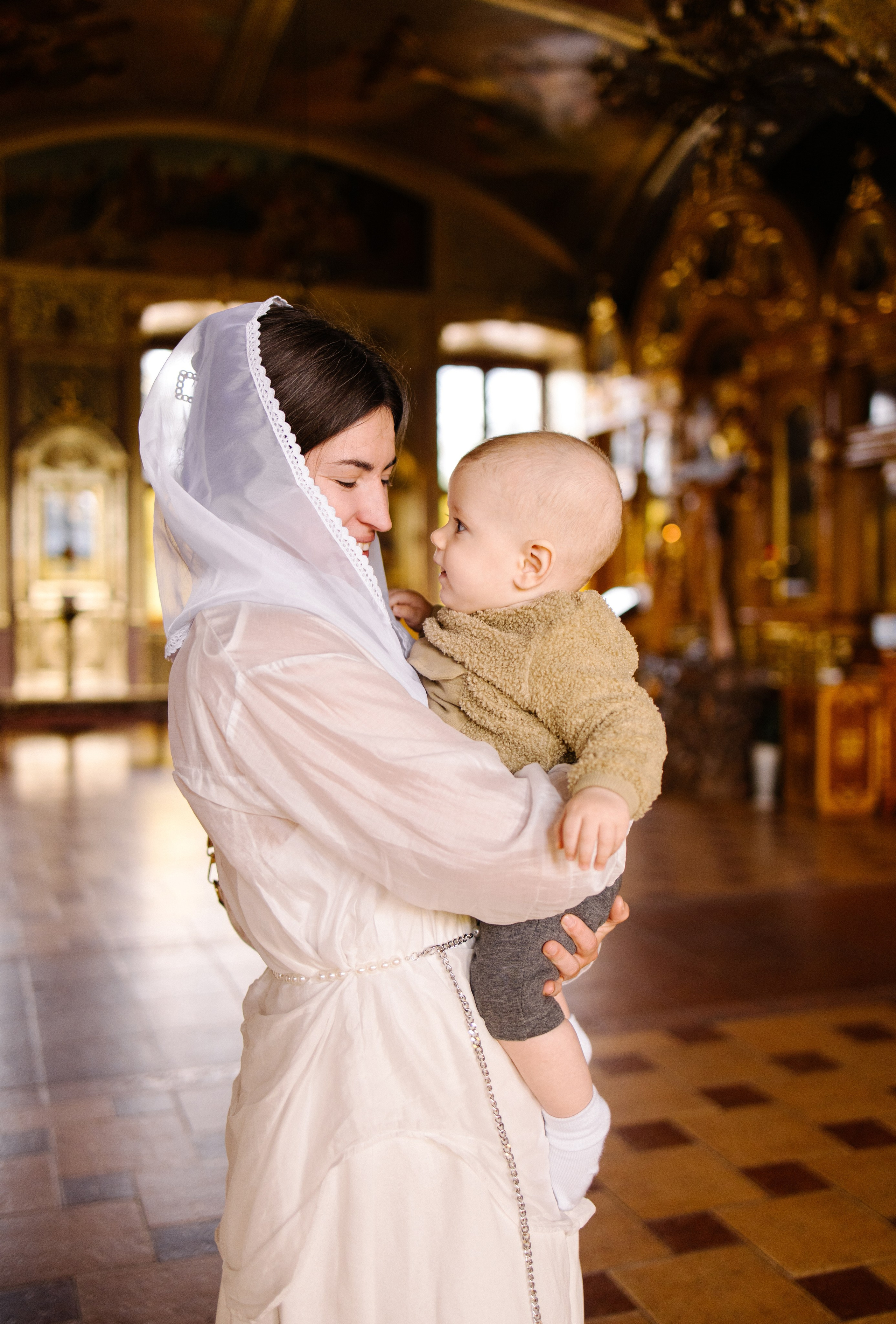 Крещение Ярослава. Семейный и портретный фотограф в Москве Анастасия Бабак
