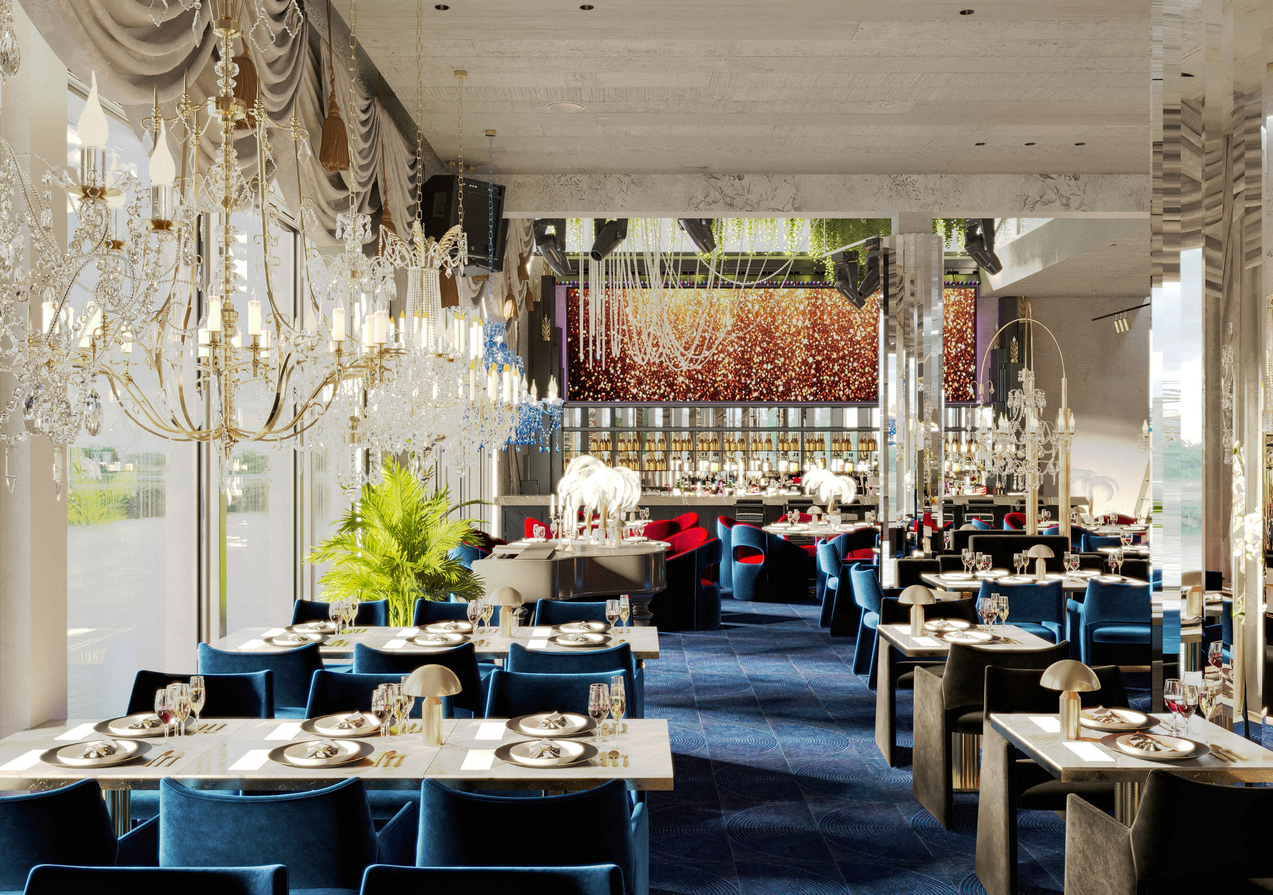 Ресторан CLC. Юлия Григорьева — 3D визуализатор