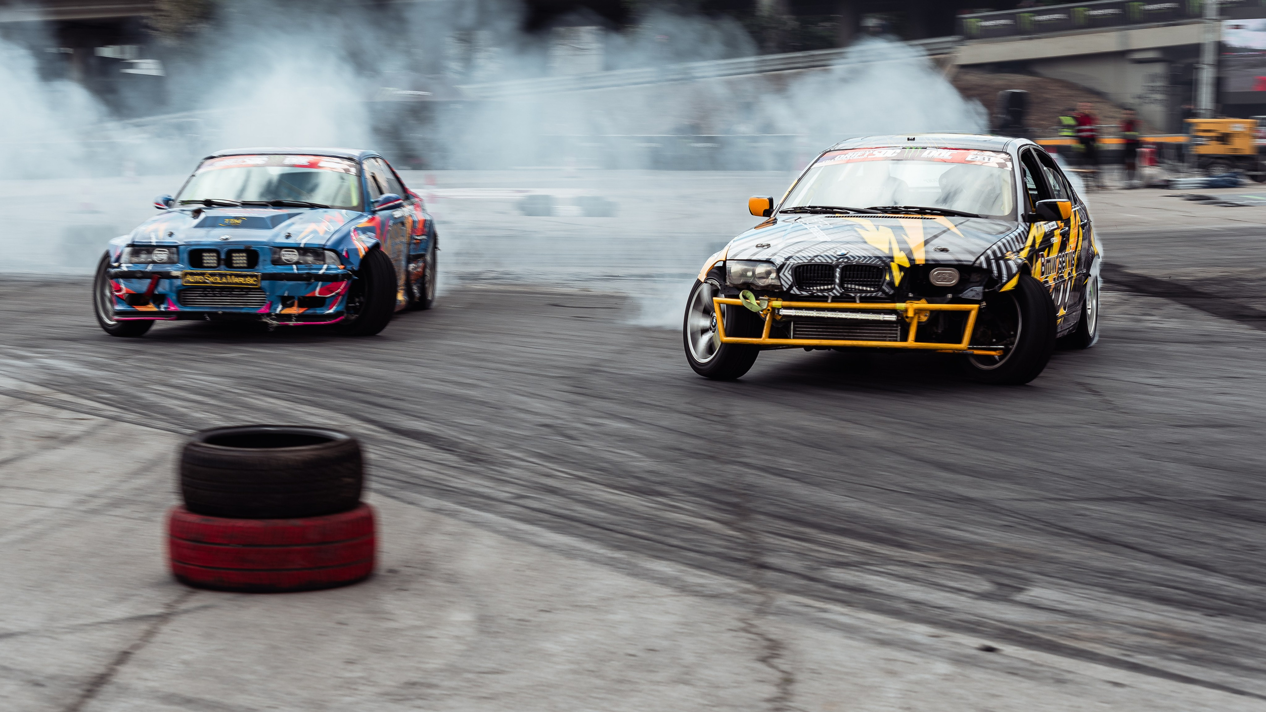 2025 Второй этап Serbian Drift Championship, Белград. Елена Чеснокова спортивный фотограф во Владимире и Белграде