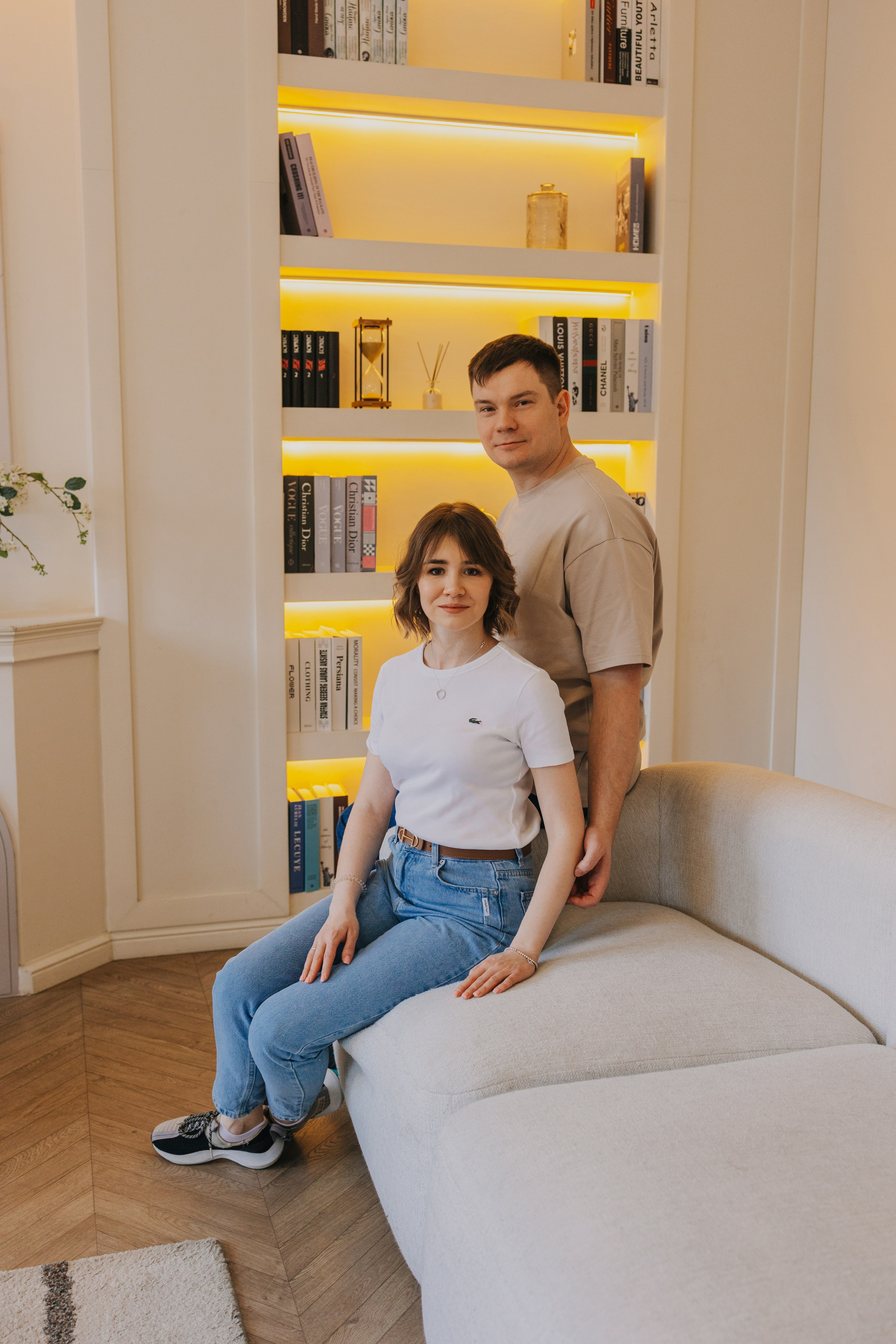 Большая семья. Домашняя фотосессия