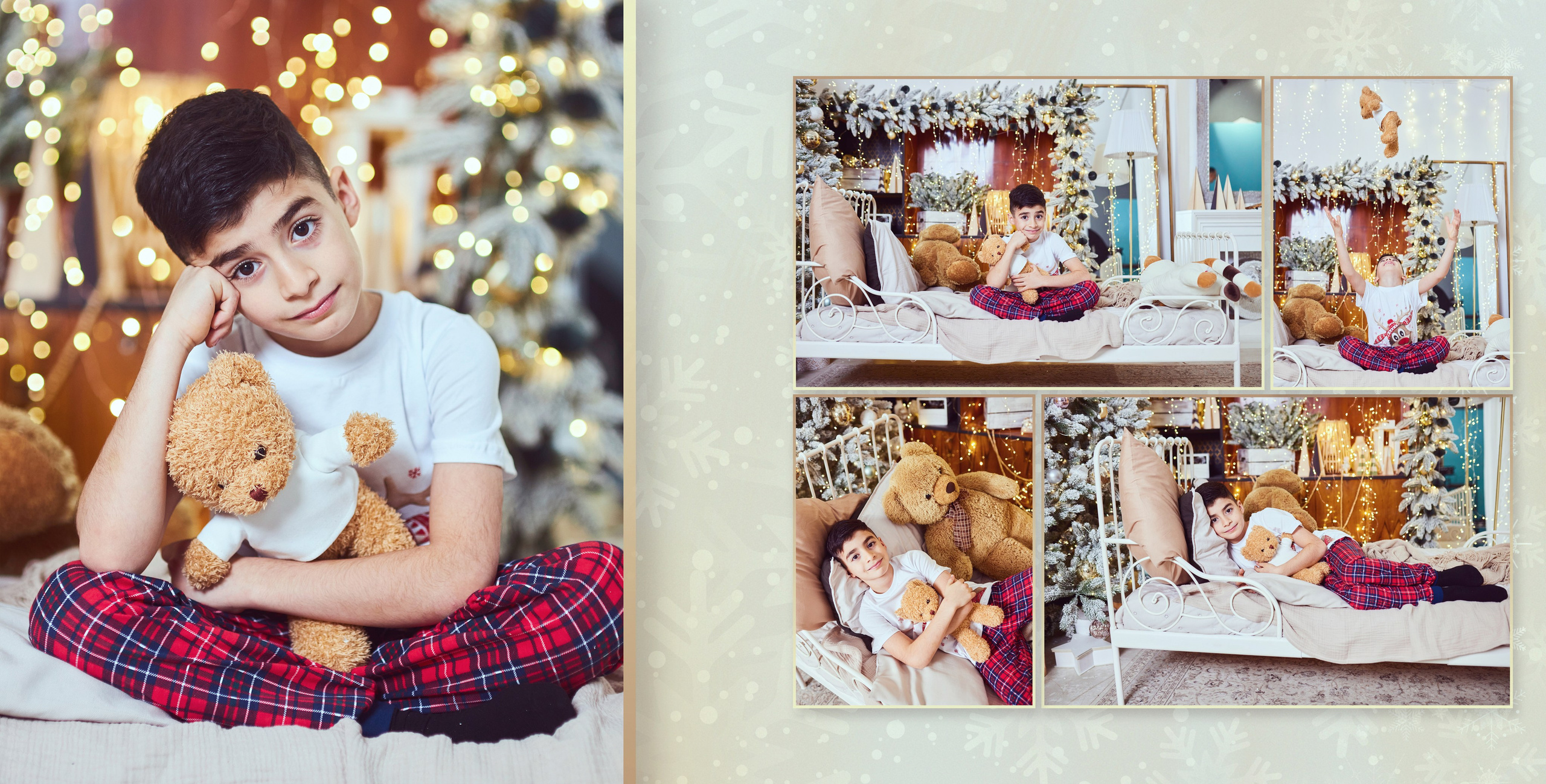 Красивая семья с тремя детками. Фотохудожник Наталия Кирсанова