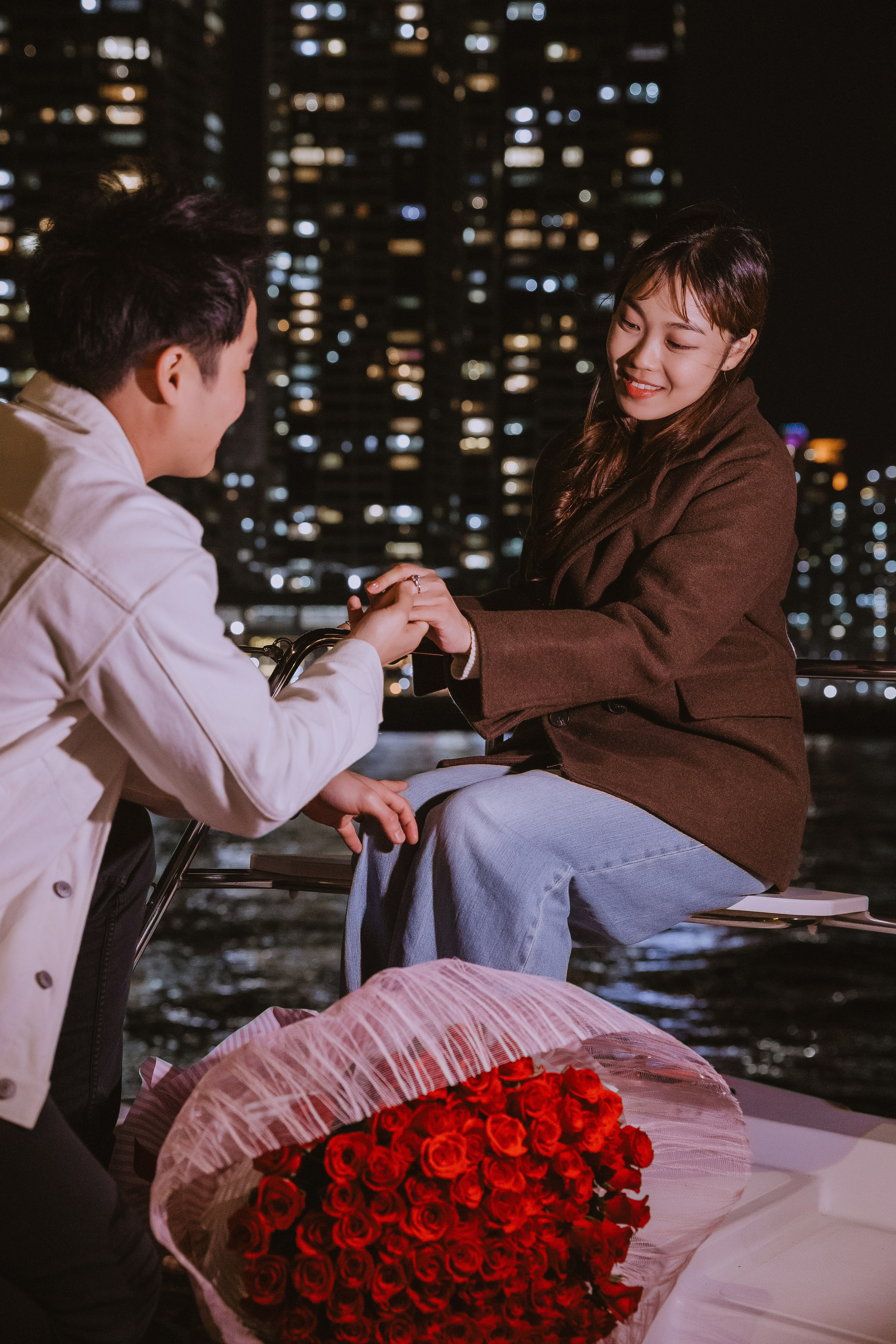 Предложение руки и сердца на яхте во время вечерней прогулке в Пусане. ВАШ ФОТОГРАФ В ПУСАНЕ (Южная Корея) Александра Ануфрий