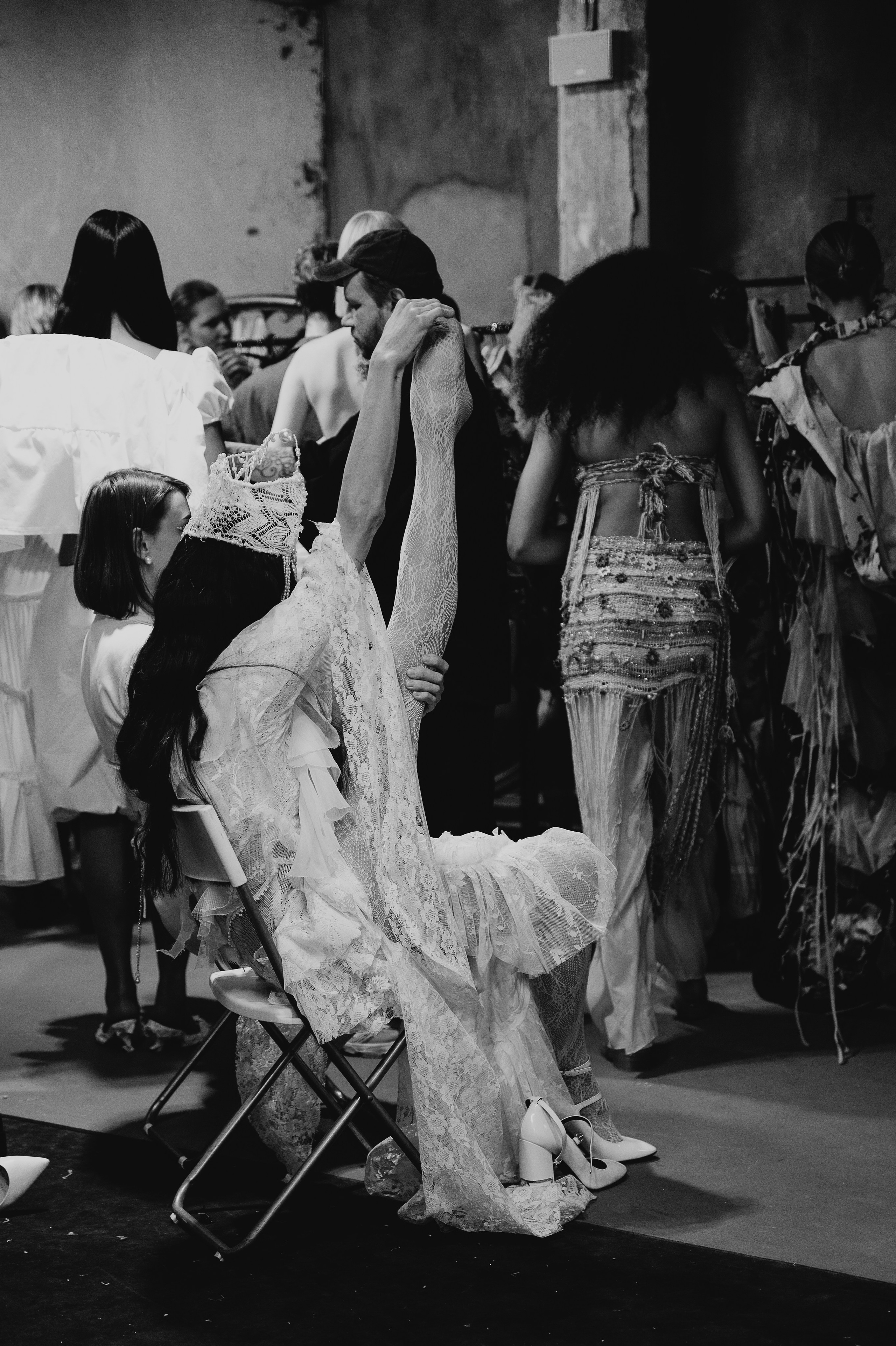 Бекстейдж показа «Новые Имена» собака.ru|ДЛТ. Портретный и репортажный фотограф в Санкт-Петербурге