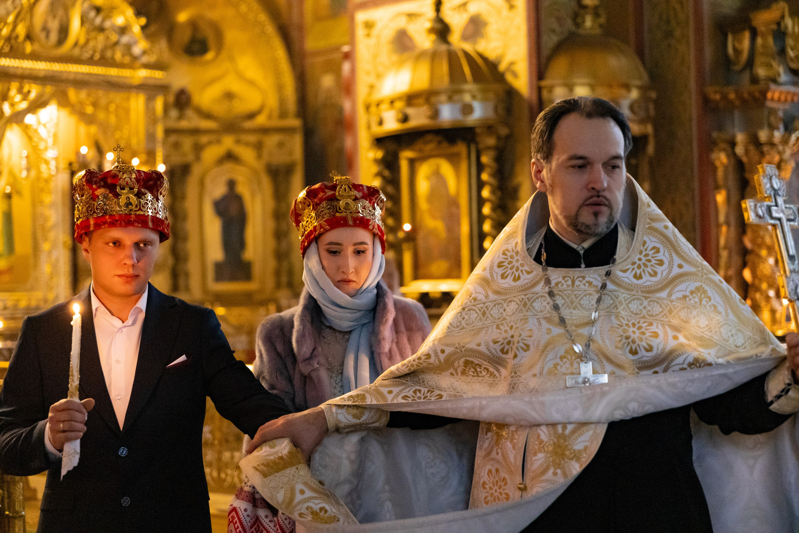 Венчание в Преображенском соборе. Фотограф Белгород