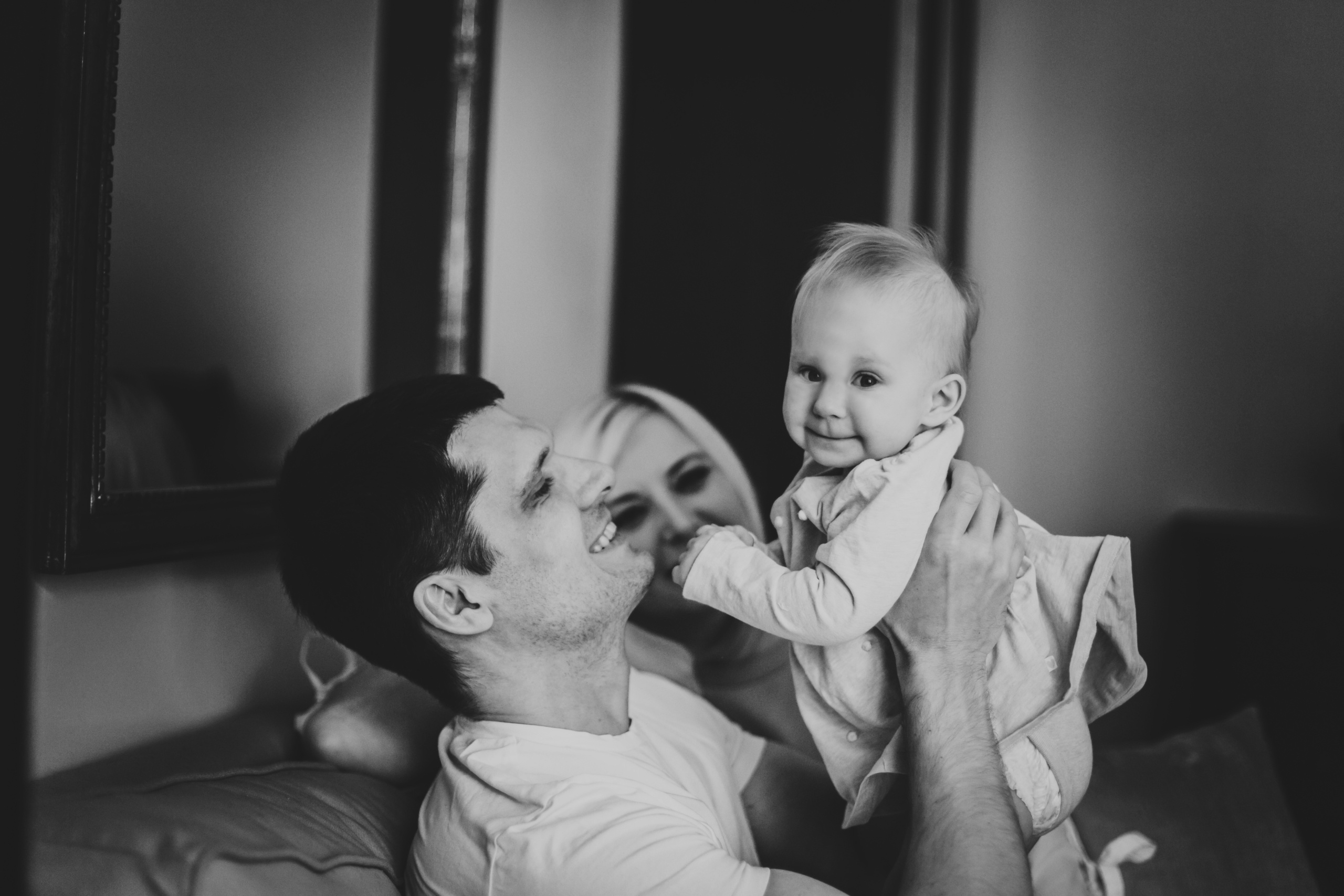 Катюшка, мама и папа. Детский, свадебный и семейный фотограф Юлия Курбатова, Санкт-Петербург