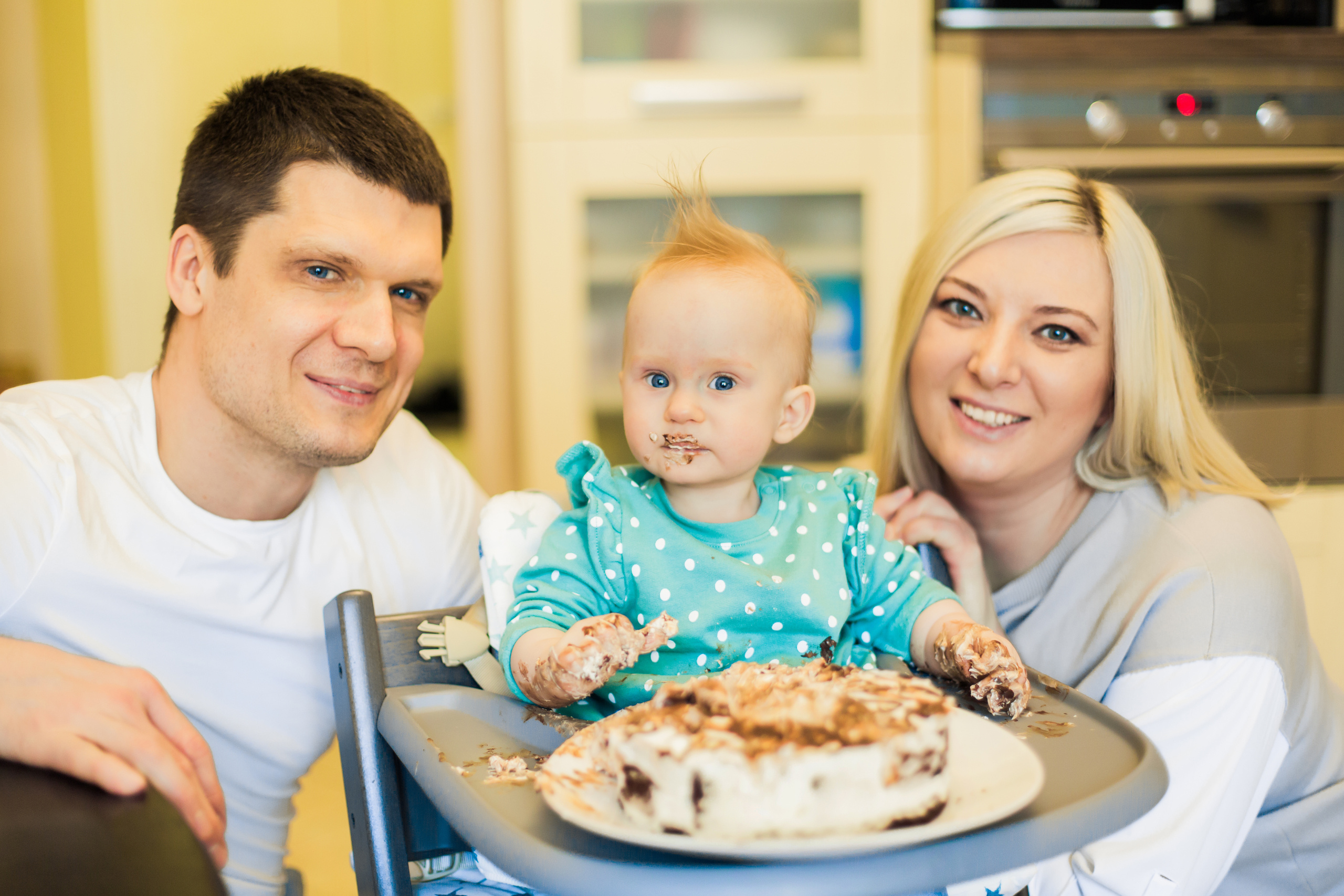 Катюшка, мама и папа. Детский, свадебный и семейный фотограф Юлия Курбатова, Санкт-Петербург