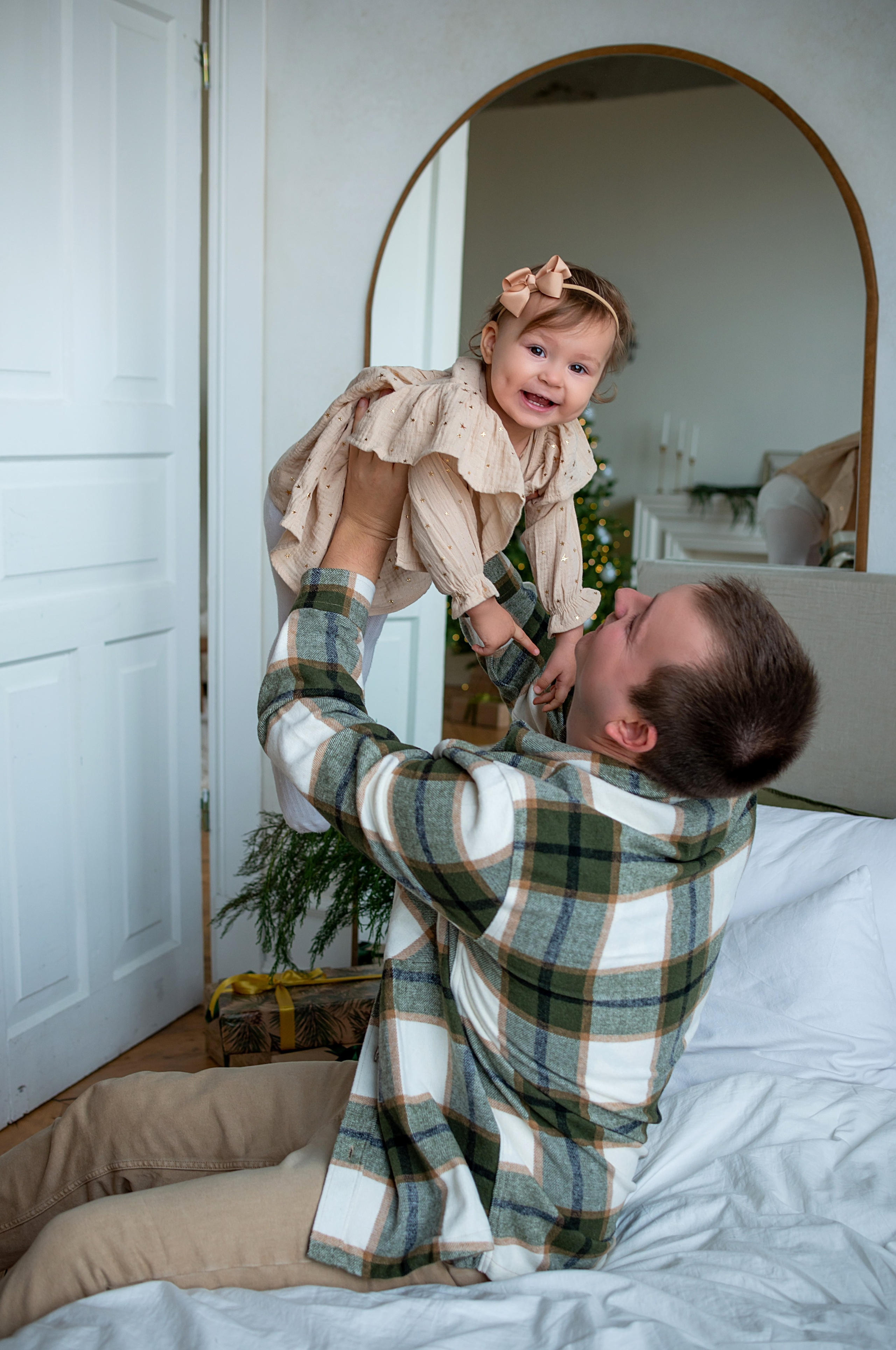 Новогодняя семейная фотосессия в Краснодаре 2023-2024. Фотограф новорожденных Краснодар Малышенко Надежда