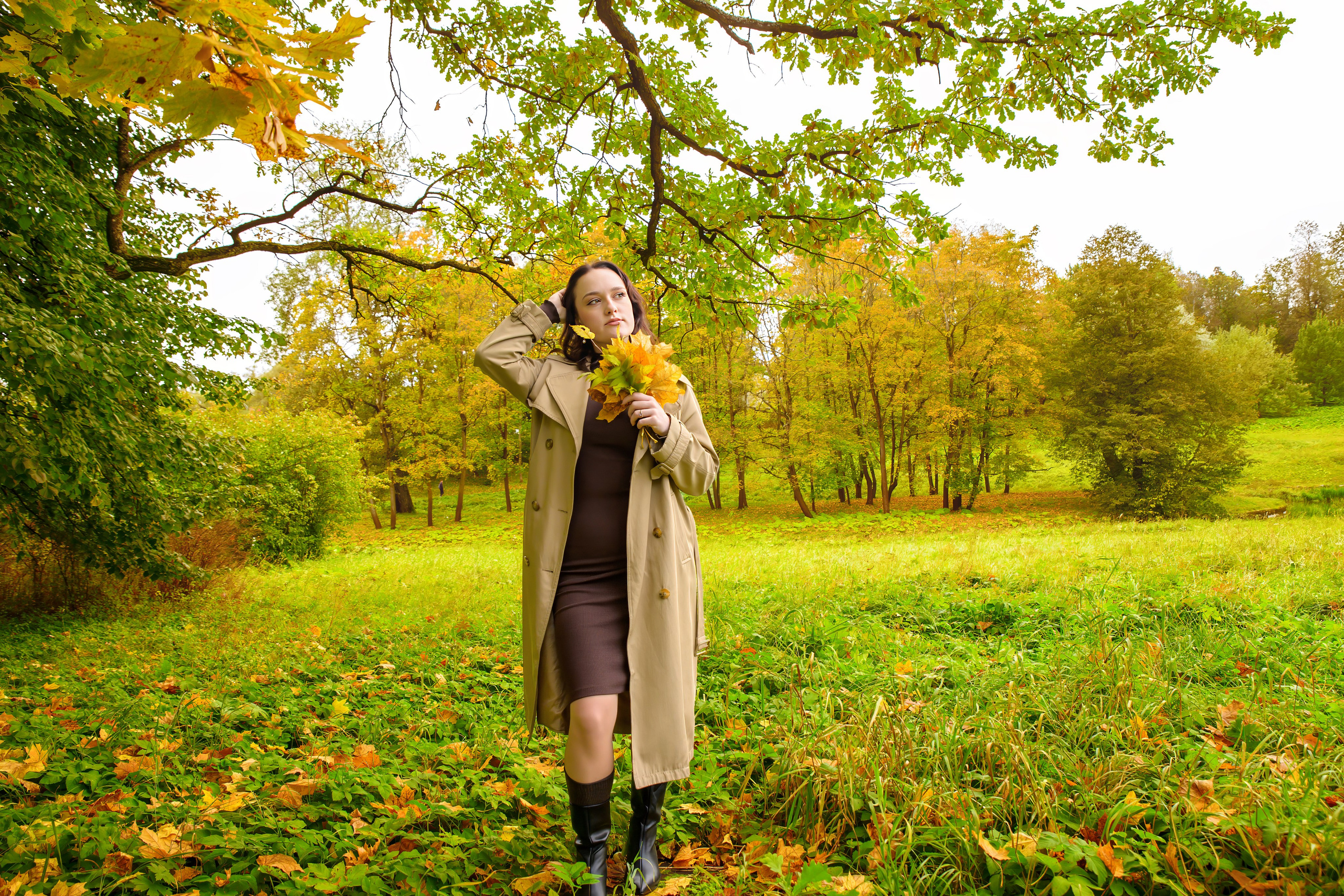 Прогулка в Павловском парке. Профессиональный фотограф в Санкт-Петербурге
