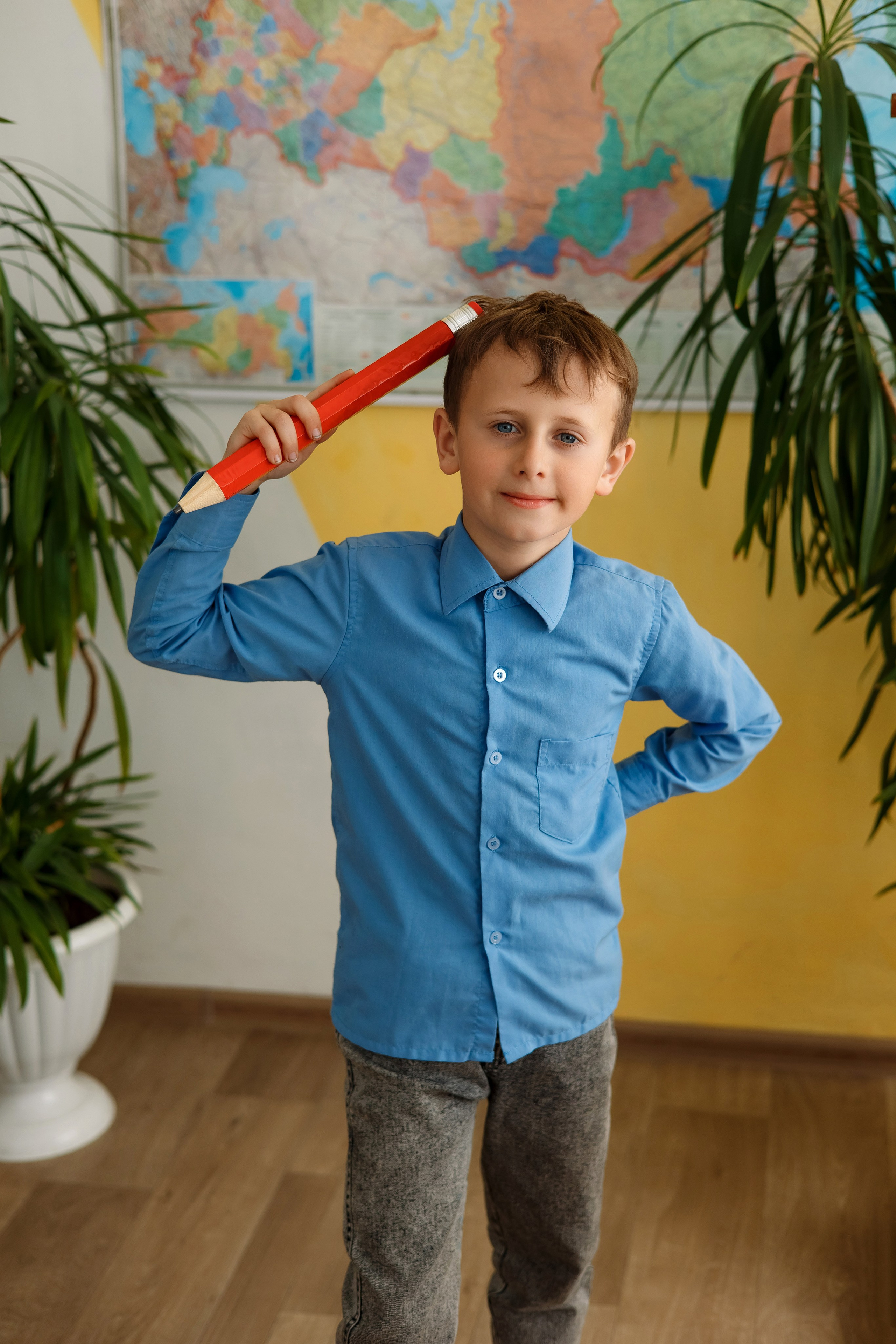 4 класс с. Барабаш. Фотограф Любовь Корниенко, Примоский край