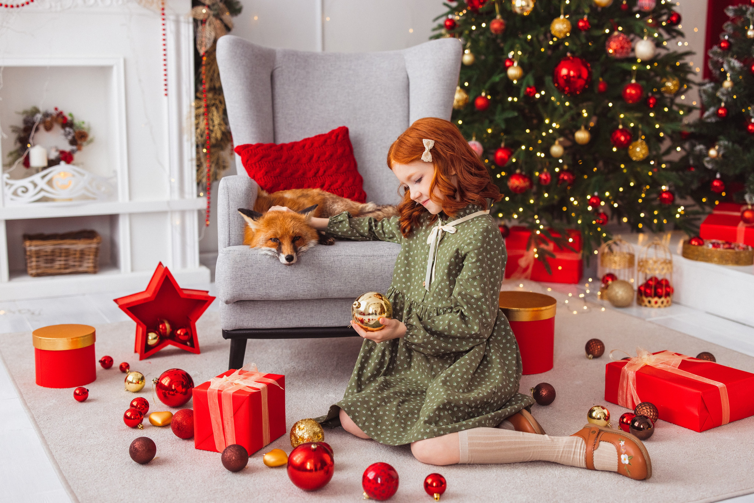 Фотостудия «Мастерская», с лисом. Семейный и детский фотограф в Краснодаре Анна Трашкова