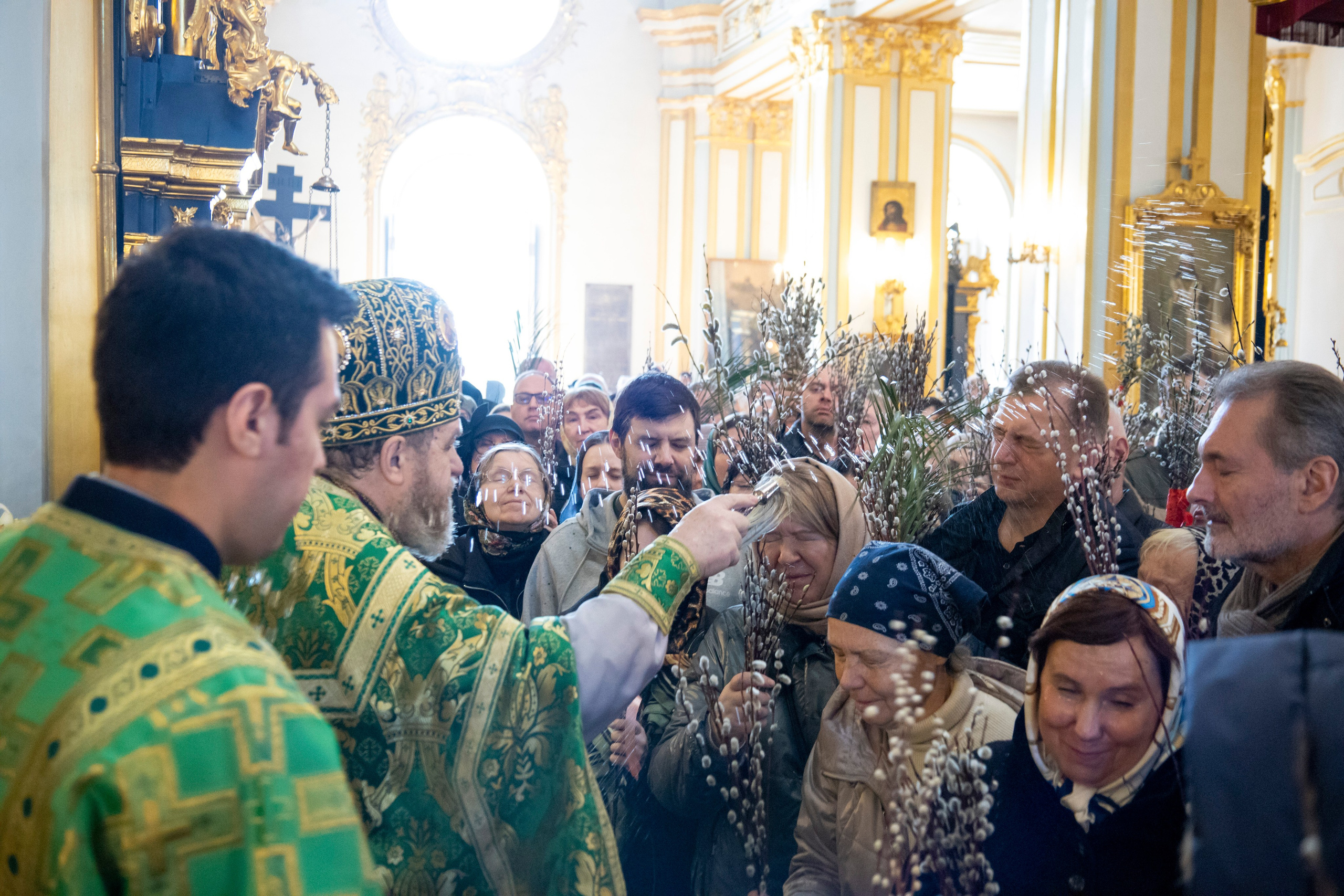 ВХОД ГОСПОДЕНЬ В ИЕРУСАЛИМ. НИКОЛО-БОГОЯВЛЕНСКИЙ МОРСКОЙ СОБОР