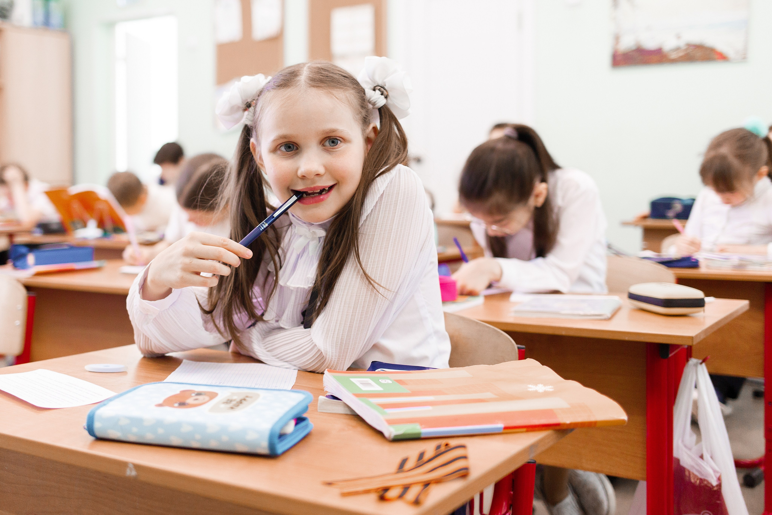 Школьная фотосъемка 3-го класса. Репортажный фотограф Борис Геер