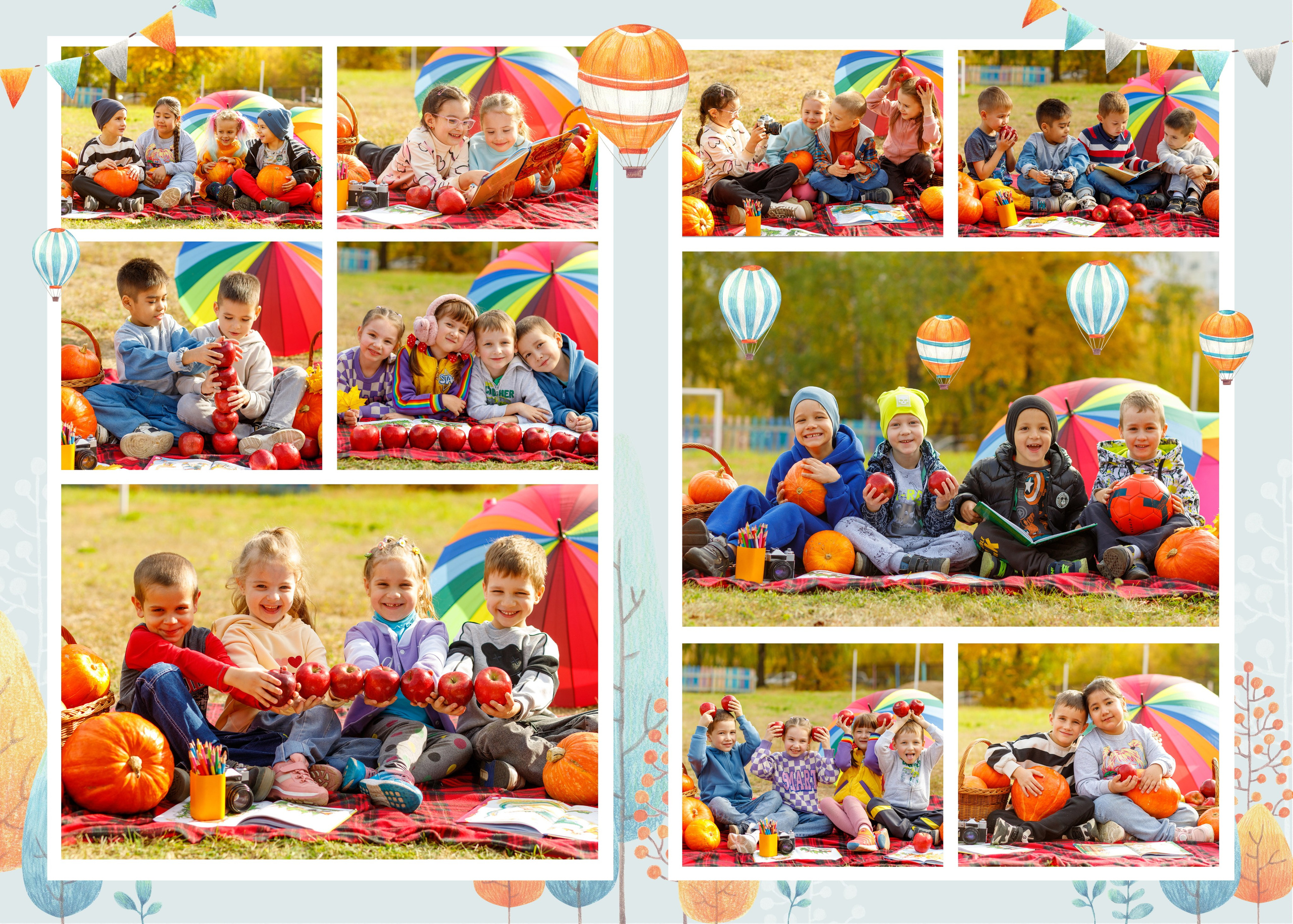 Альбом Пакет Шикарный (Дизайн Домики). Выпускные альбомы Казань. Семейный и детский фотограф Михаил Мигачев