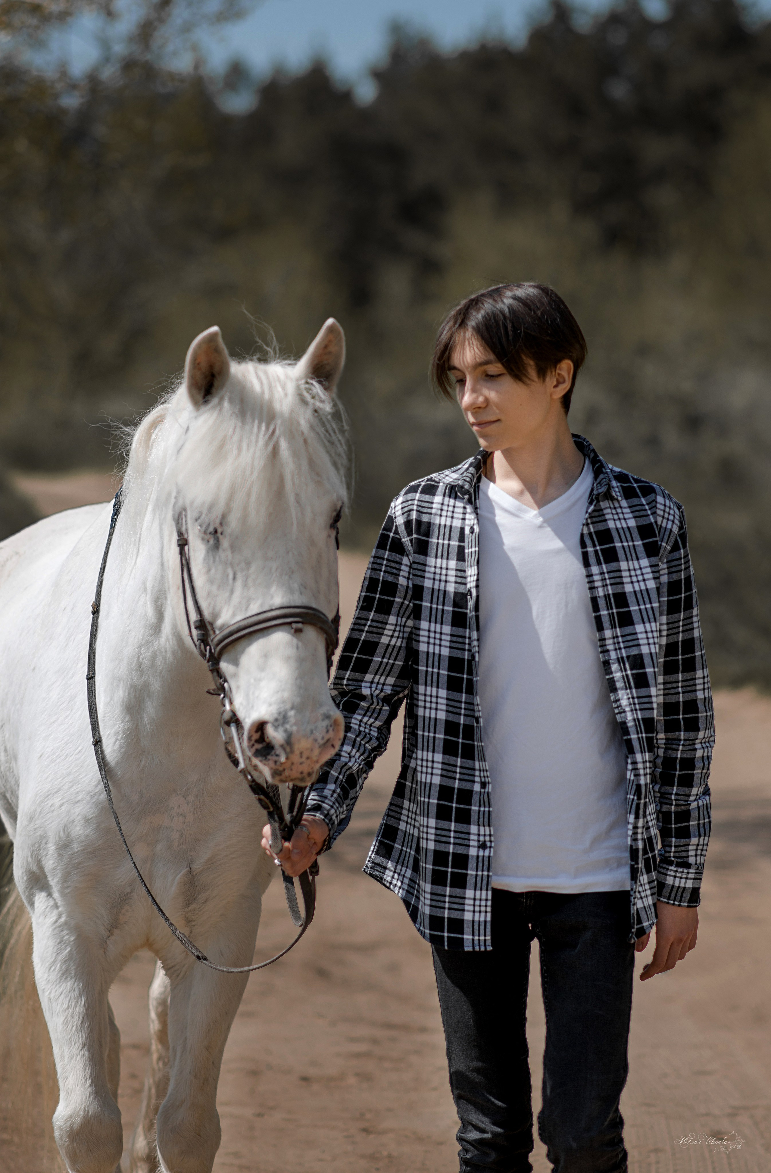 Семейная съемочка с Чингизом. Конный фотограф в Саратове Юлия Иванова