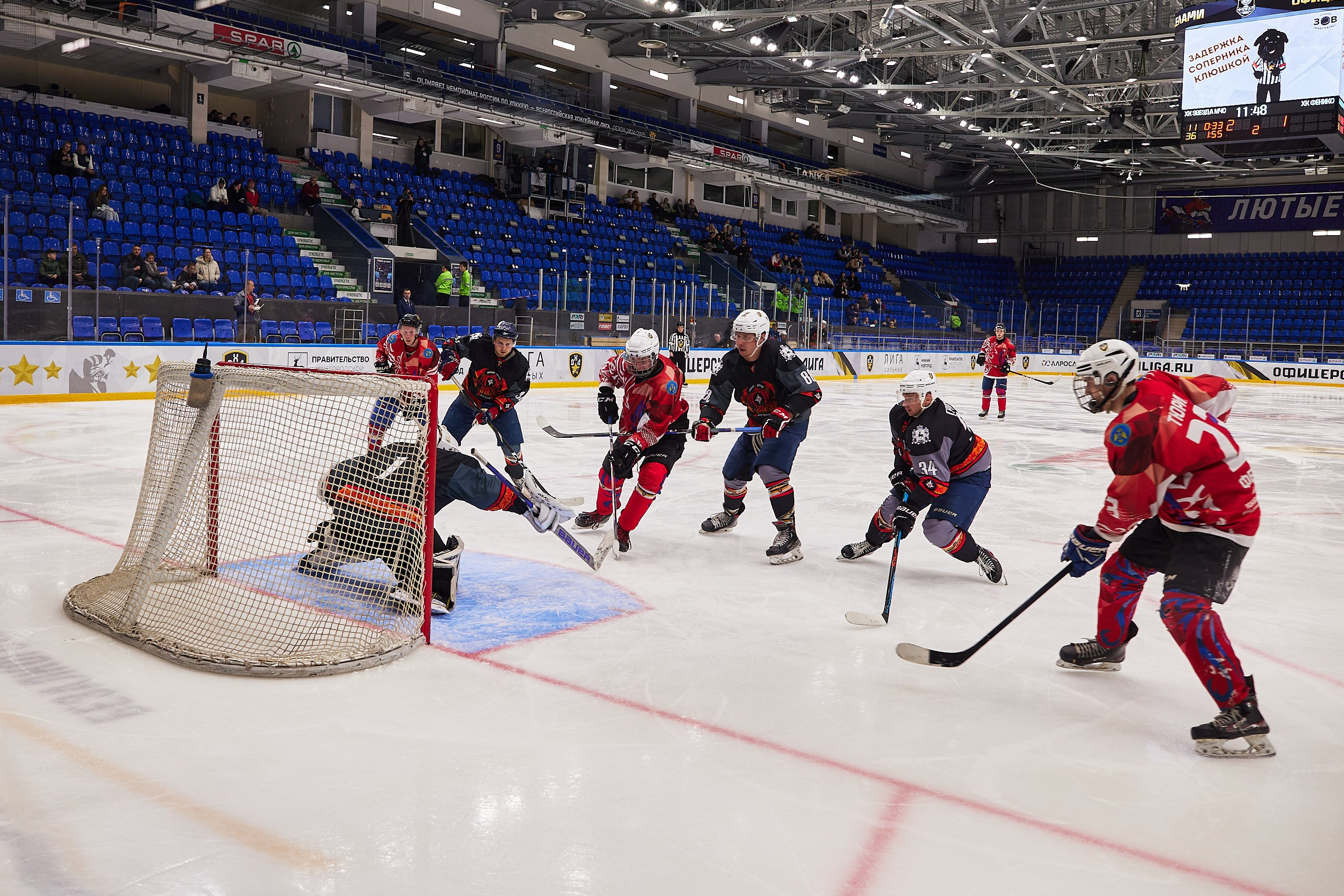 Репортаж. Офицерская хоккейная лига 2025 год. Спортивный фотограф Некрасов Денис