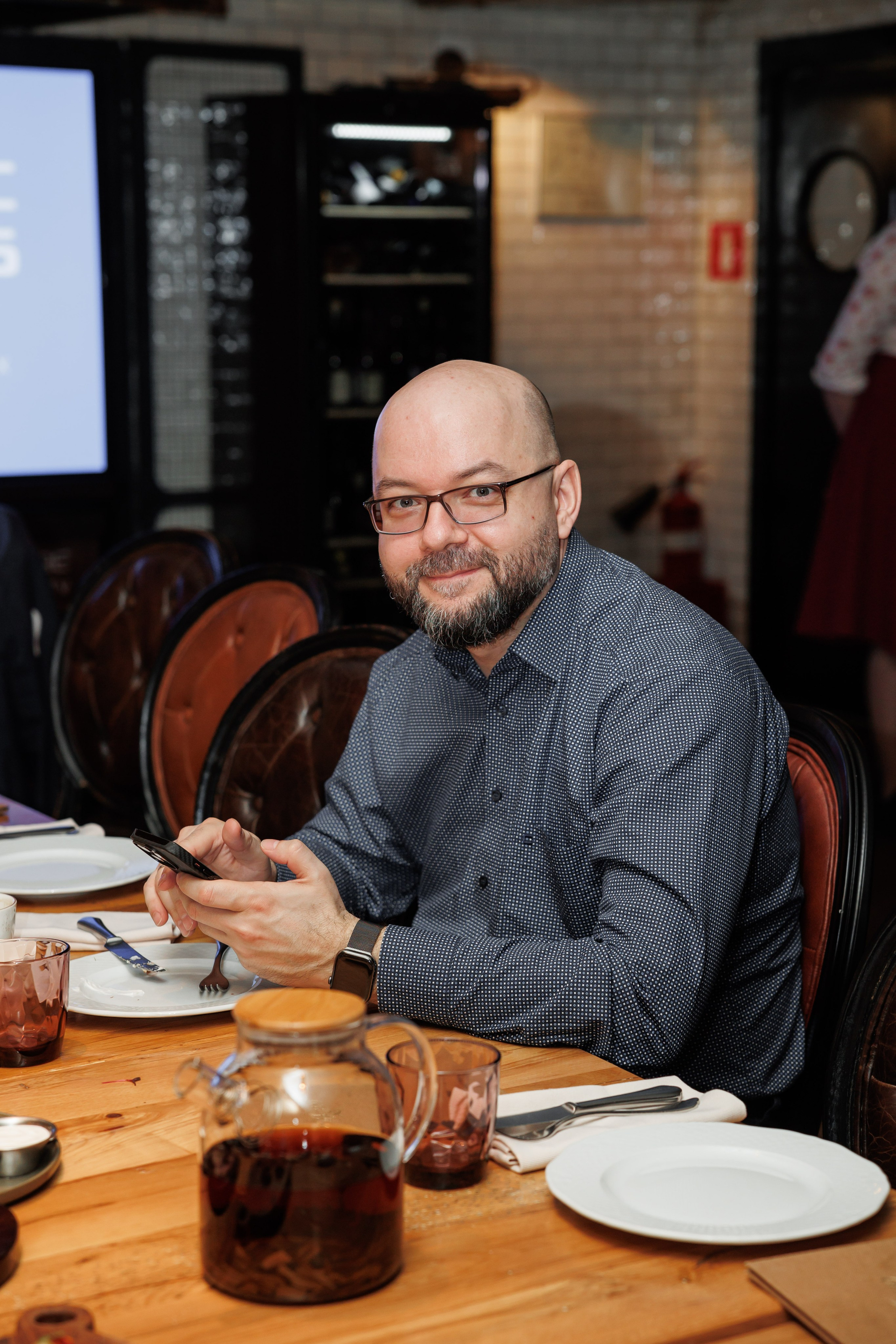 Деловой завтрак, ресторан «Матрешка». Свадебный и репортажный фотограф (Москва, Королев и другие)