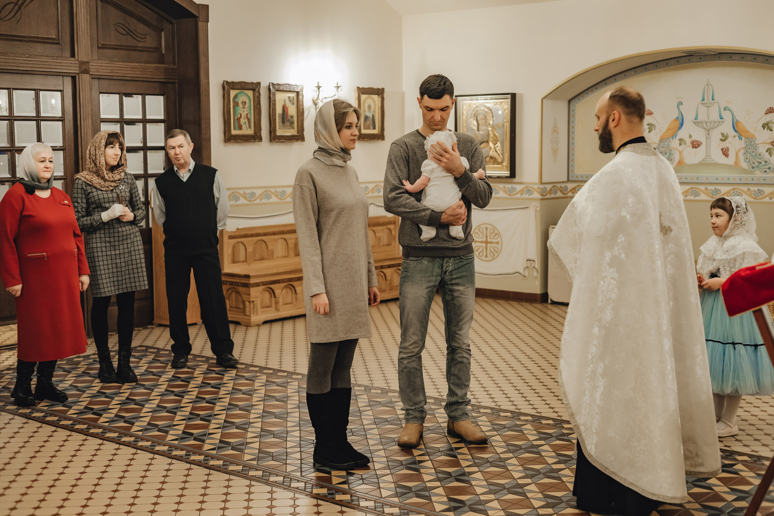 Крещение Анны. Свадебный и семейный фотограф Пушкин Царское Село СПБ Питер Санкт-Петербург и Рязань Ольга Козлова