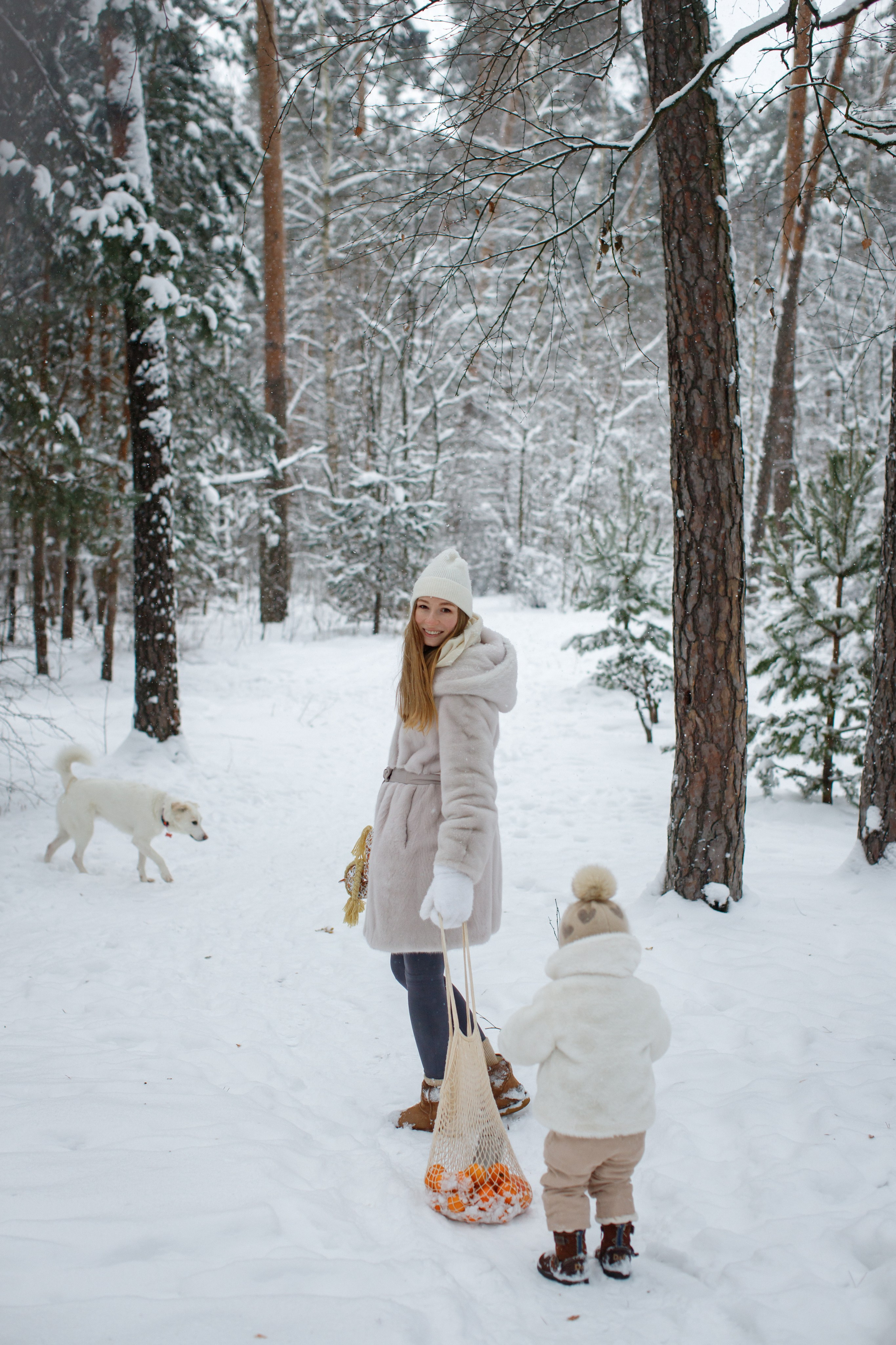 Зимние объятия. Детский и семейный фотограф Мария Киселёва. Москва