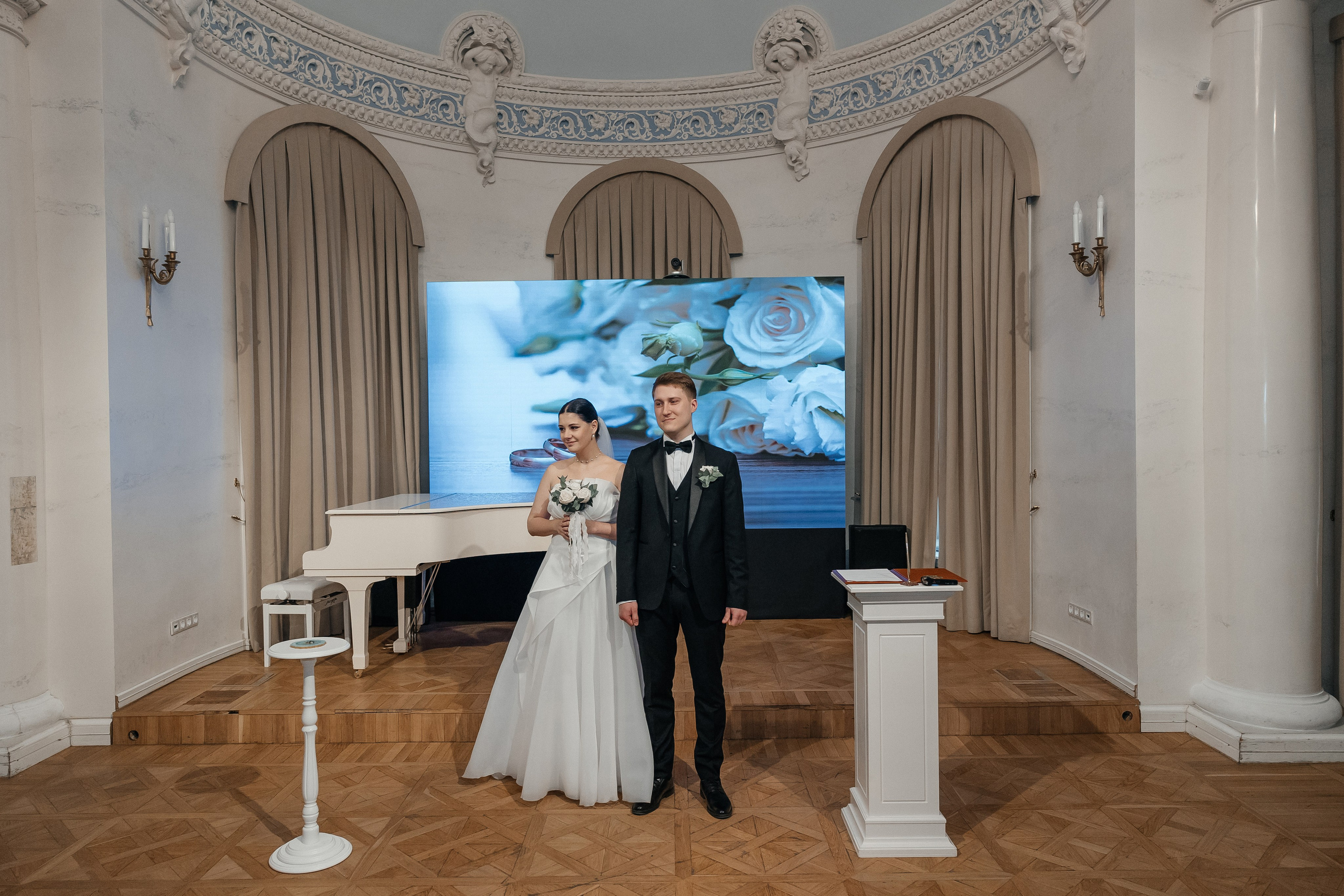 Регистрация брака в Усадьбе Васильчиковых (музей военной формы)