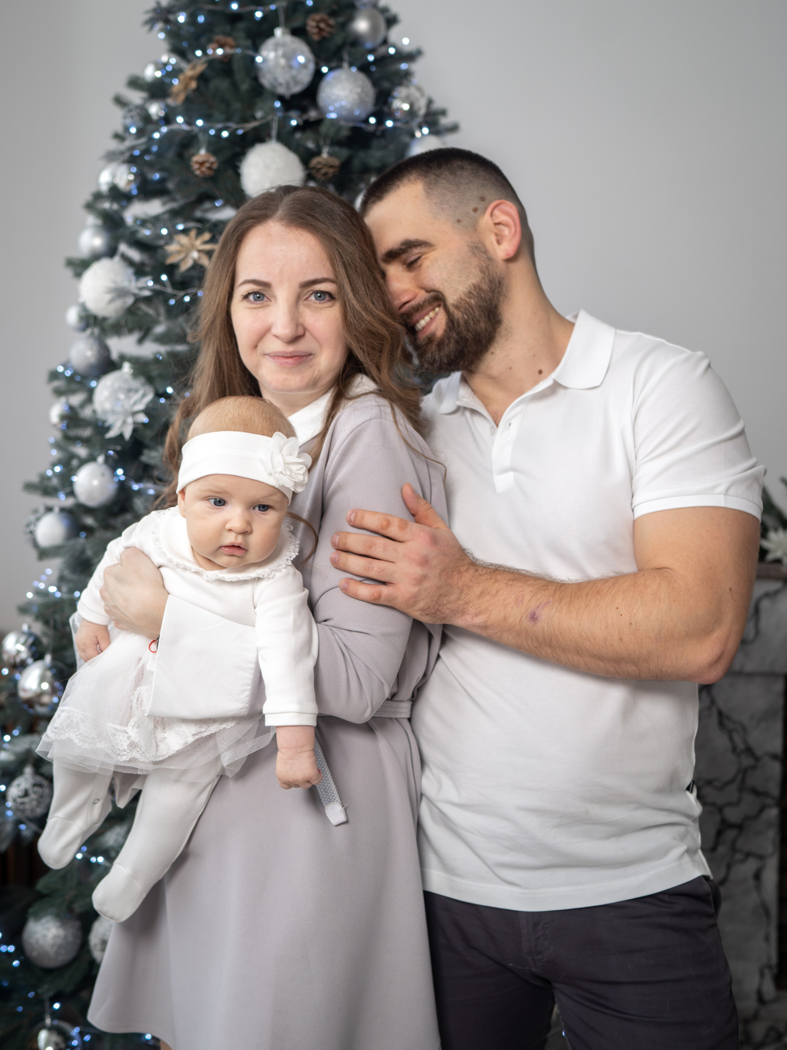 С самоедской лайкой. Фотограф Зинаида Евдокимова