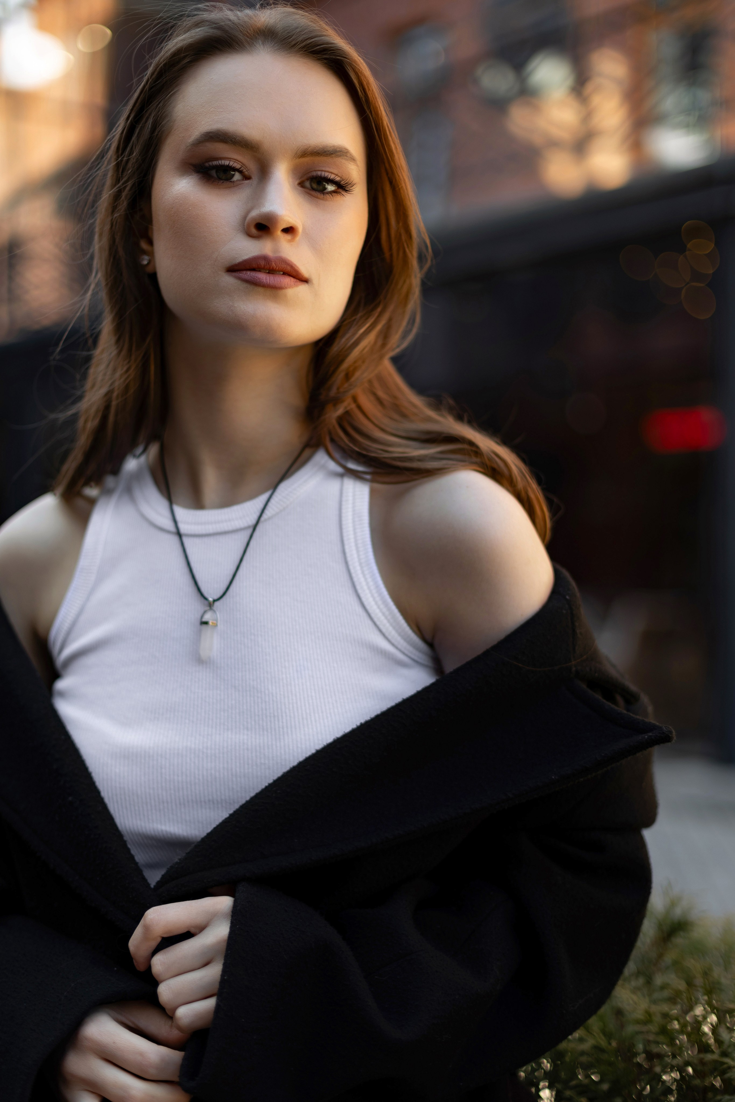 Фотосъемка девушки в пространстве Seno. Свадебный и портретный фотограф в Санкт-Петербурге Надежда Чечулина