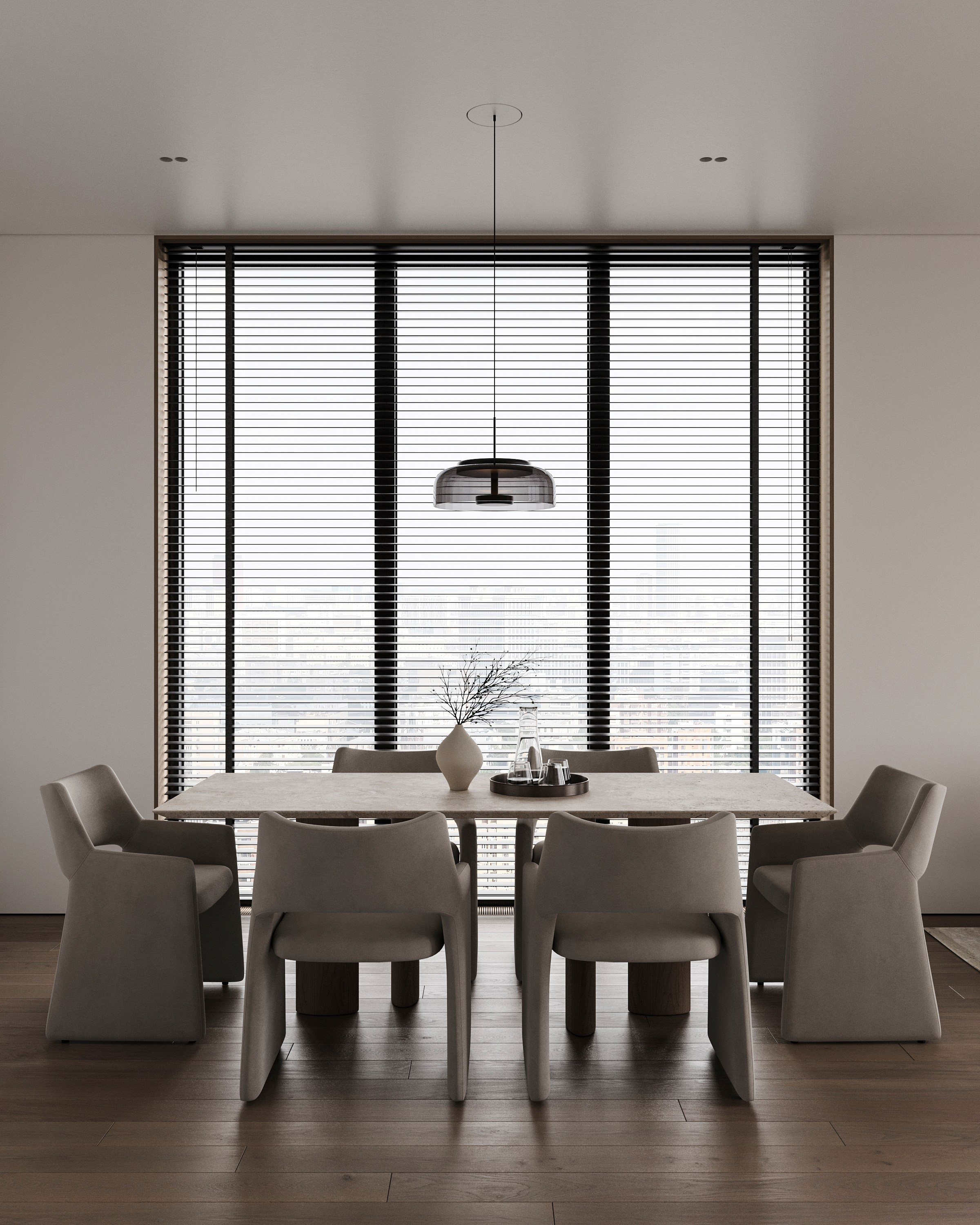 MONOCHROME | CONCEPTUAL PROJECT. Interior Visualization by Valerie Stetyukevich