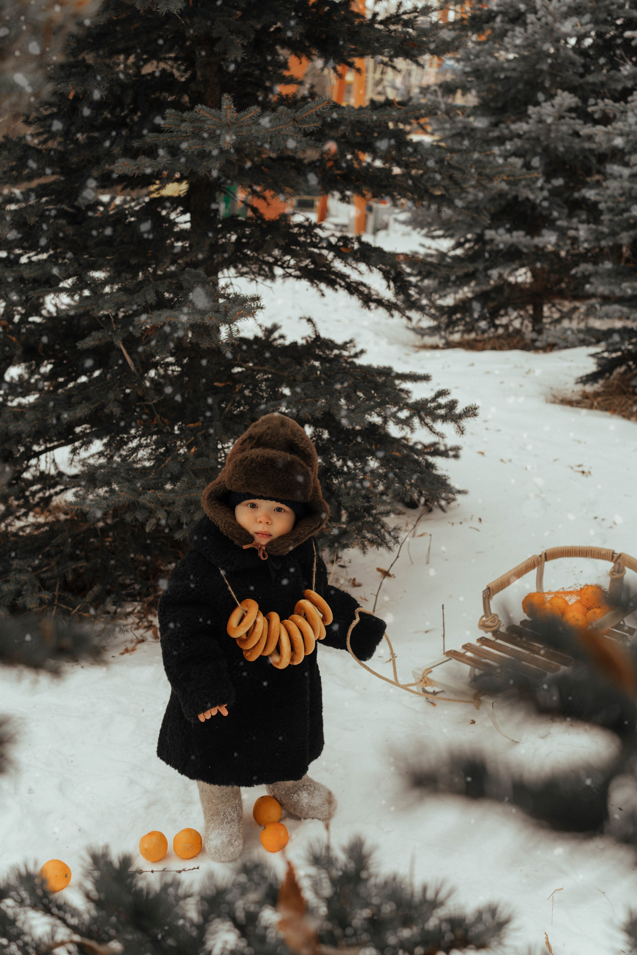 Фотопроект «Зимний лес». Семейный и детский фотограф новорожденных Ульяновск