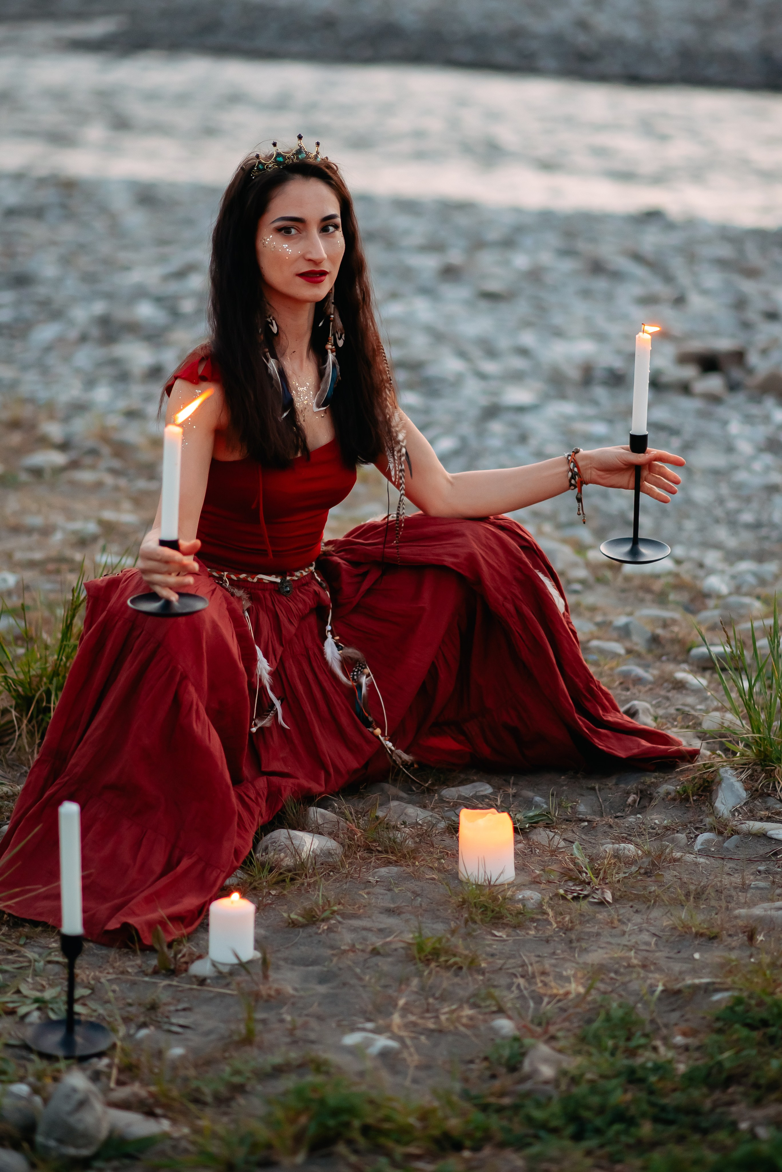 У костра. Семейный и женский фотограф Лоо Краснодар Сочи Энем Татьяна Трибурт