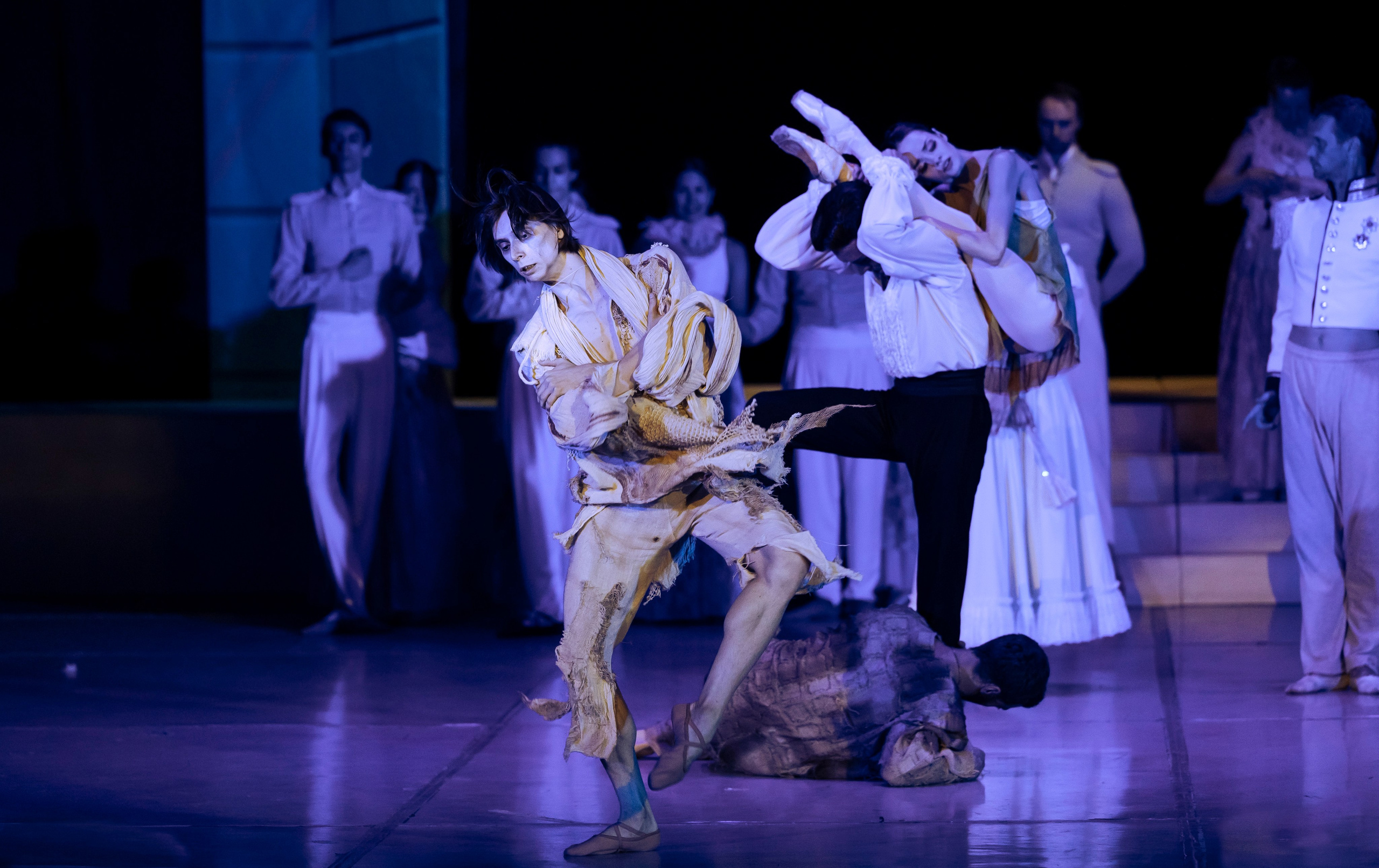 Сценическая репетиция «Пушкин. Сны после жизни» — балет Касатконой и Василёва. Балетный фотограф Москва Майоров Николай