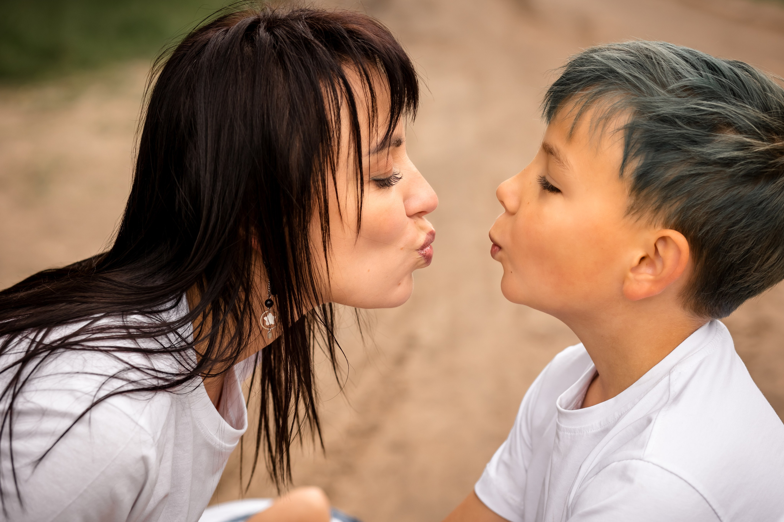 Катя с детками