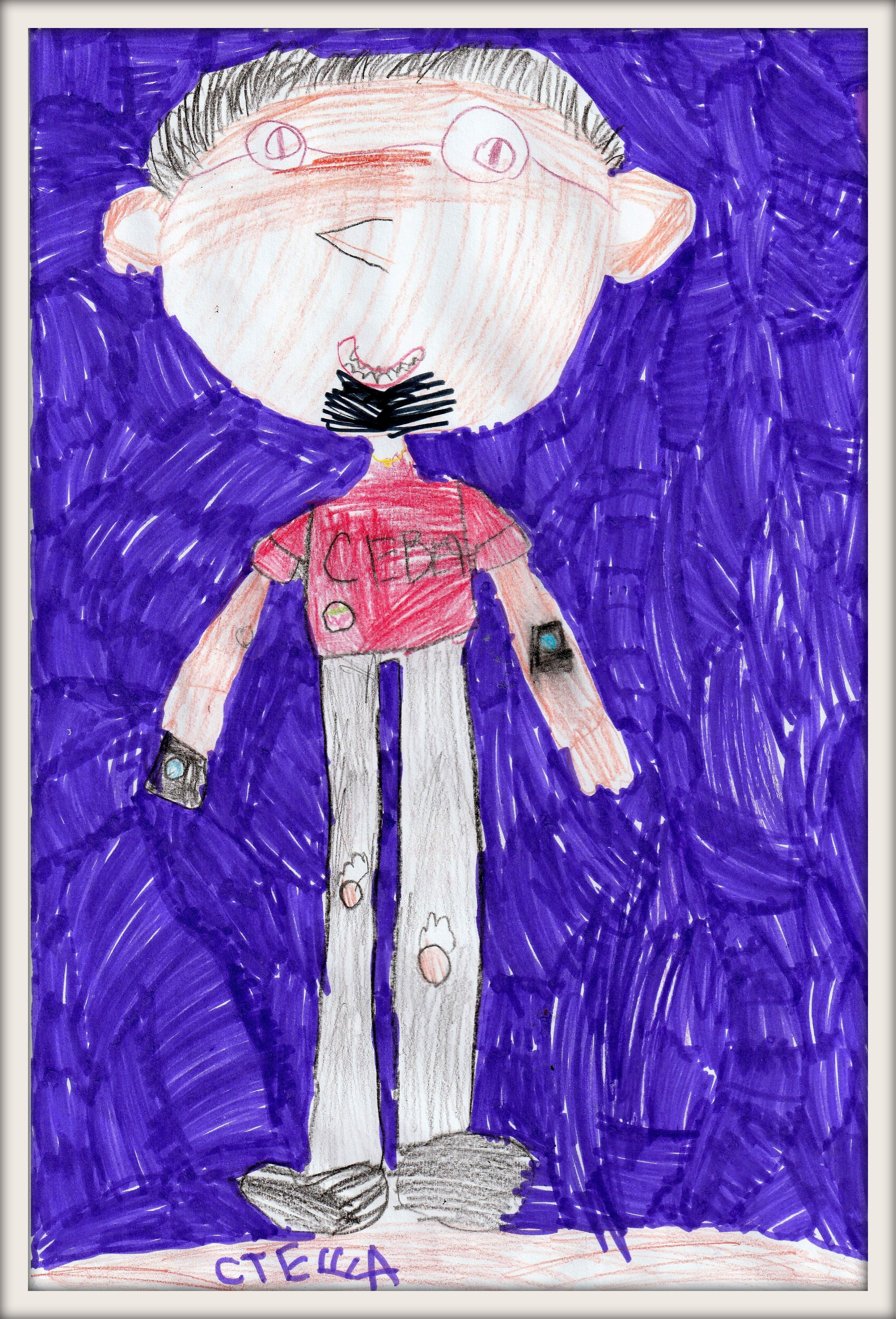 Рисунки от детишек. Фотограф Андрей Богач