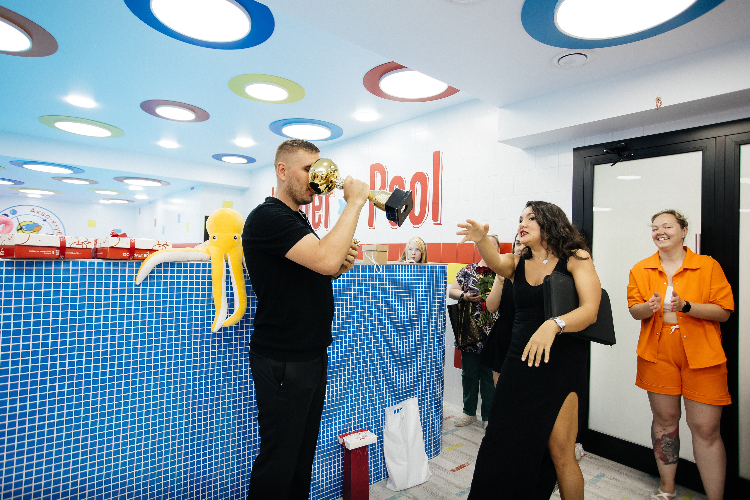 Открытие бассейна. Фотограф в Иркутске