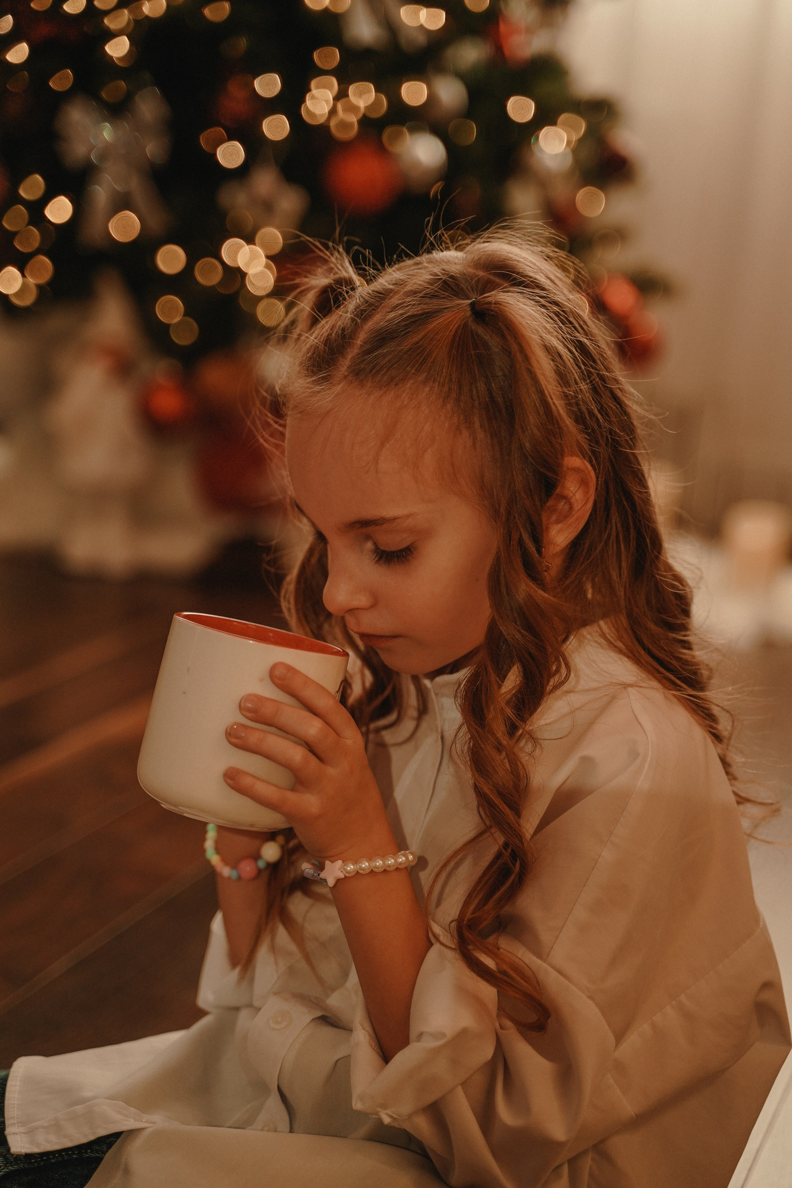 Домашняя Новогодняя фотосессия. Семейный и женский фотограф в Краснодаре Анастасия Приймак