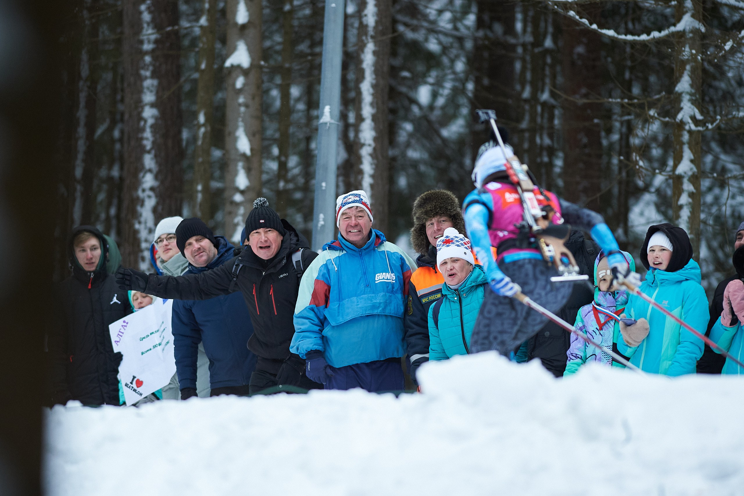 Биатлон. Чемпионат России — 2024/2025, 3-й этап, Ижевск. Ижевская винтовка. Спортивный репортажный фотограф в Ижевске Сергей Мерзляков