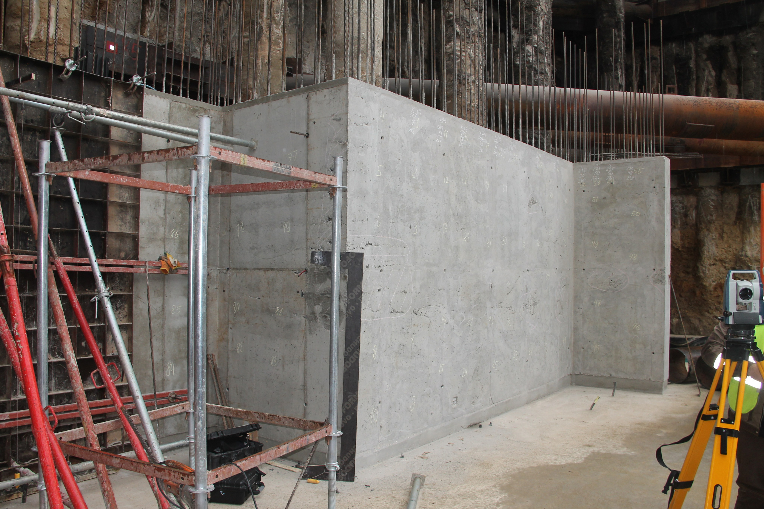 Projects. Ultrasonic Pulse Echo and GPR inspection of concrete and reinforced concrete structures