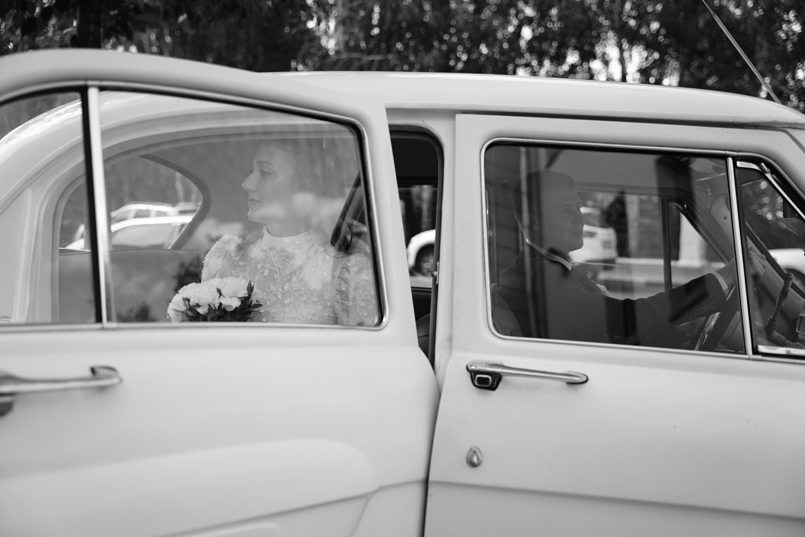 Андрей и Алина чб. Свадебный фотограф в Самаре Анна Ковалева