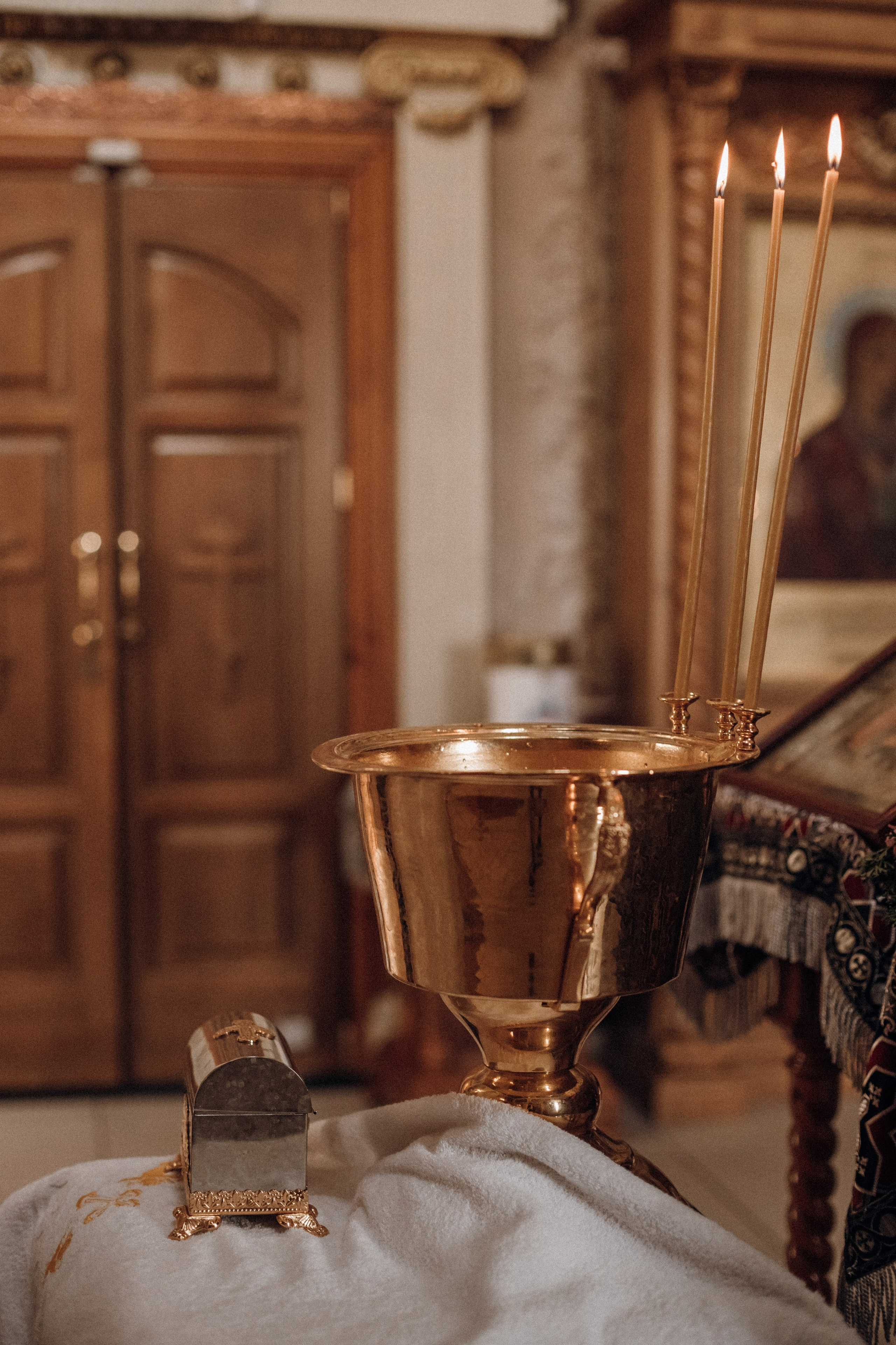 Алина и Дима крестят Миру. Семейный фотограф в Брянске Зурилина Екатерина