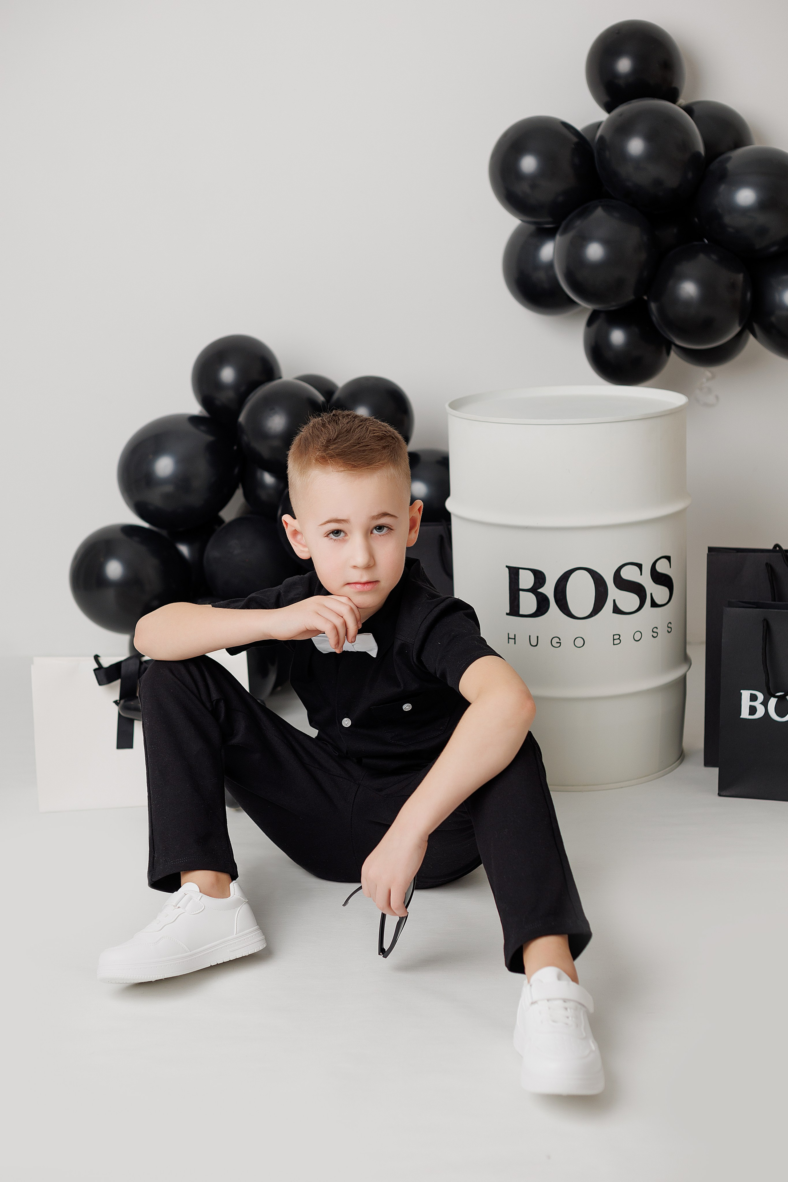 Фотопроект для малышей от года и старше «Boss / Chanel». Фотограф новорожденных анна порфирьева москва московская область