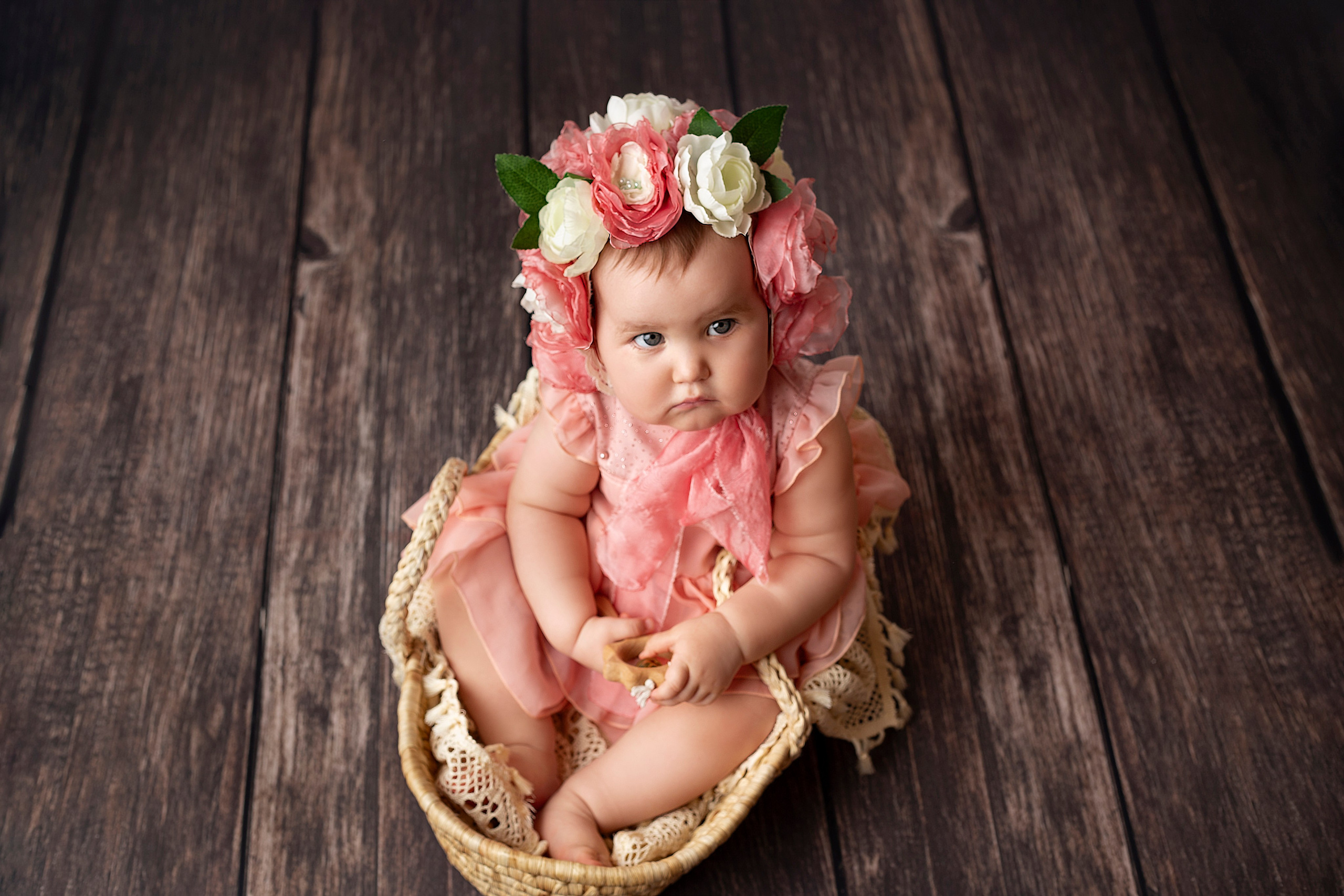 Проект «Годовасие» (12 месяцев). Фотограф новорожденных и детский фотограф в Радужном Васильева Елена