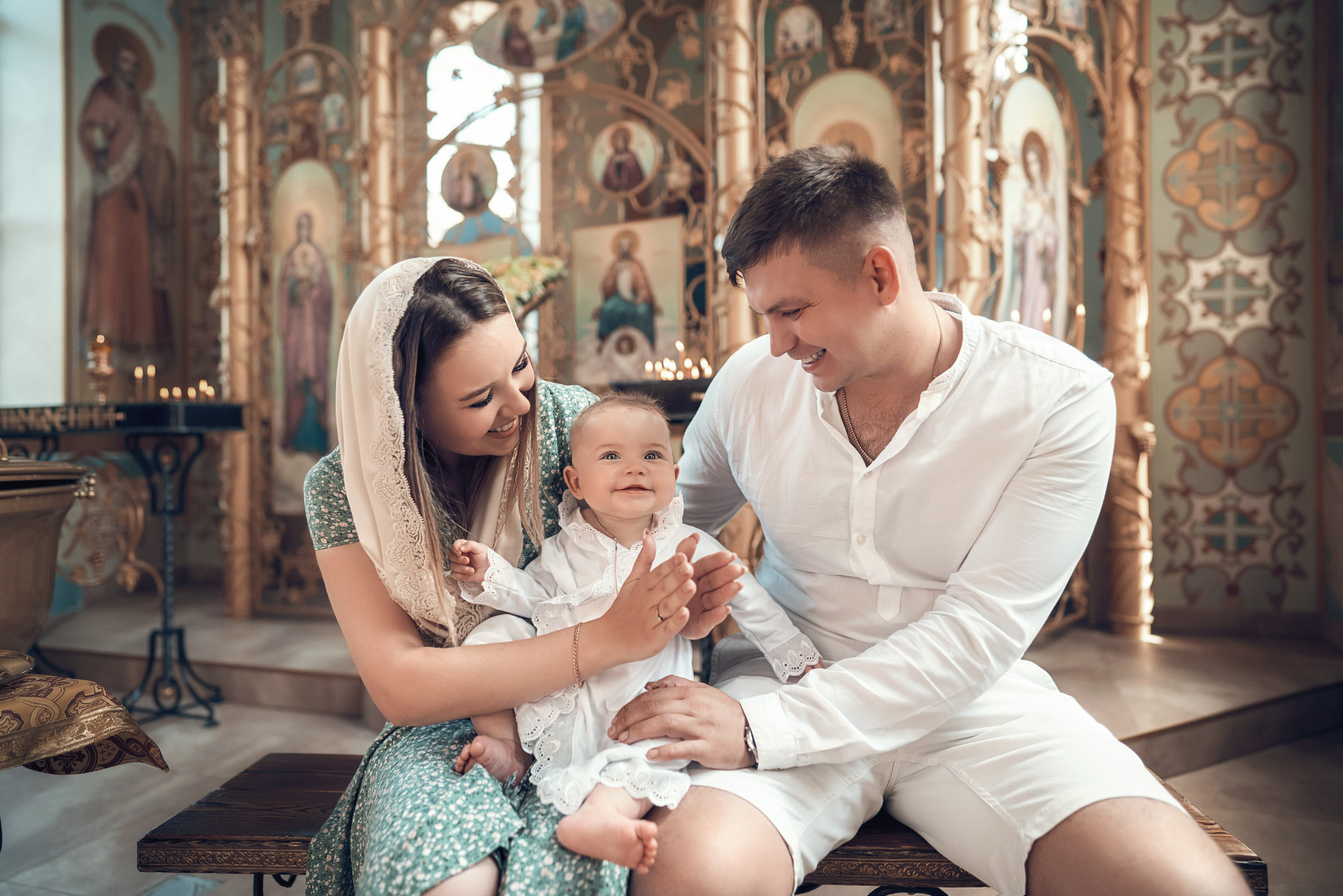 Крещение в храме ап. Андрея Первозванного г. Севастополь. Церковный фотограф Севастополь