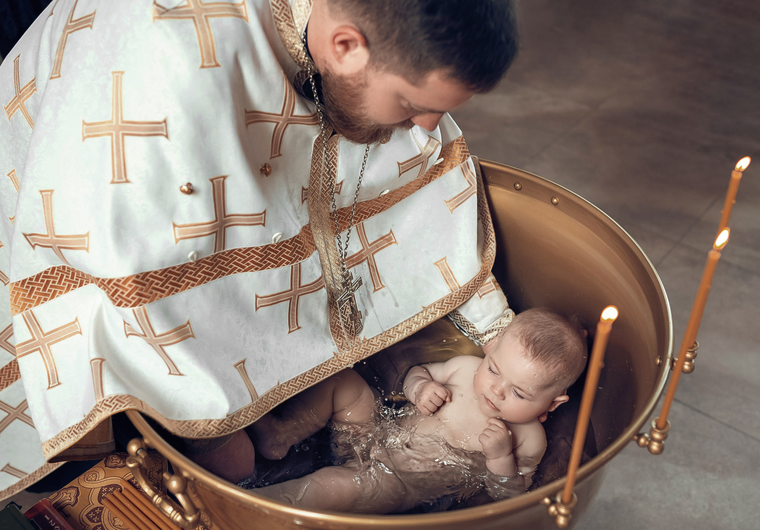Крещение в храме ап. Андрея Первозванного г. Севастополь. Церковный фотограф Севастополь