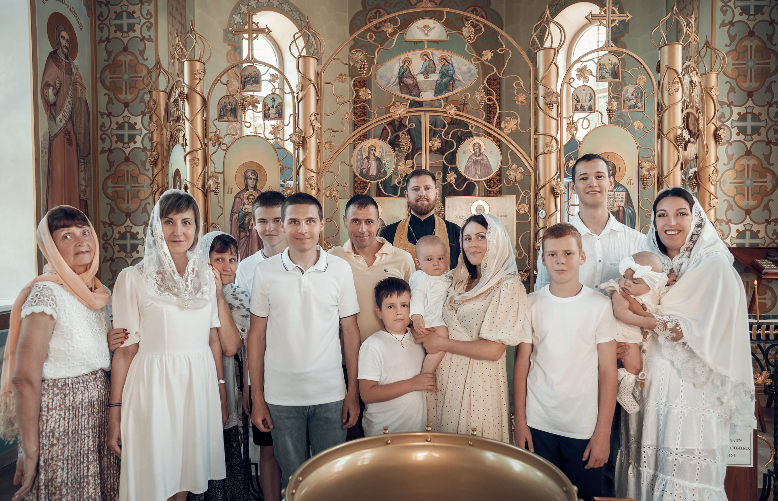 Крещение в храме ап. Андрея Первозванного г. Севастополь. Церковный фотограф Севастополь