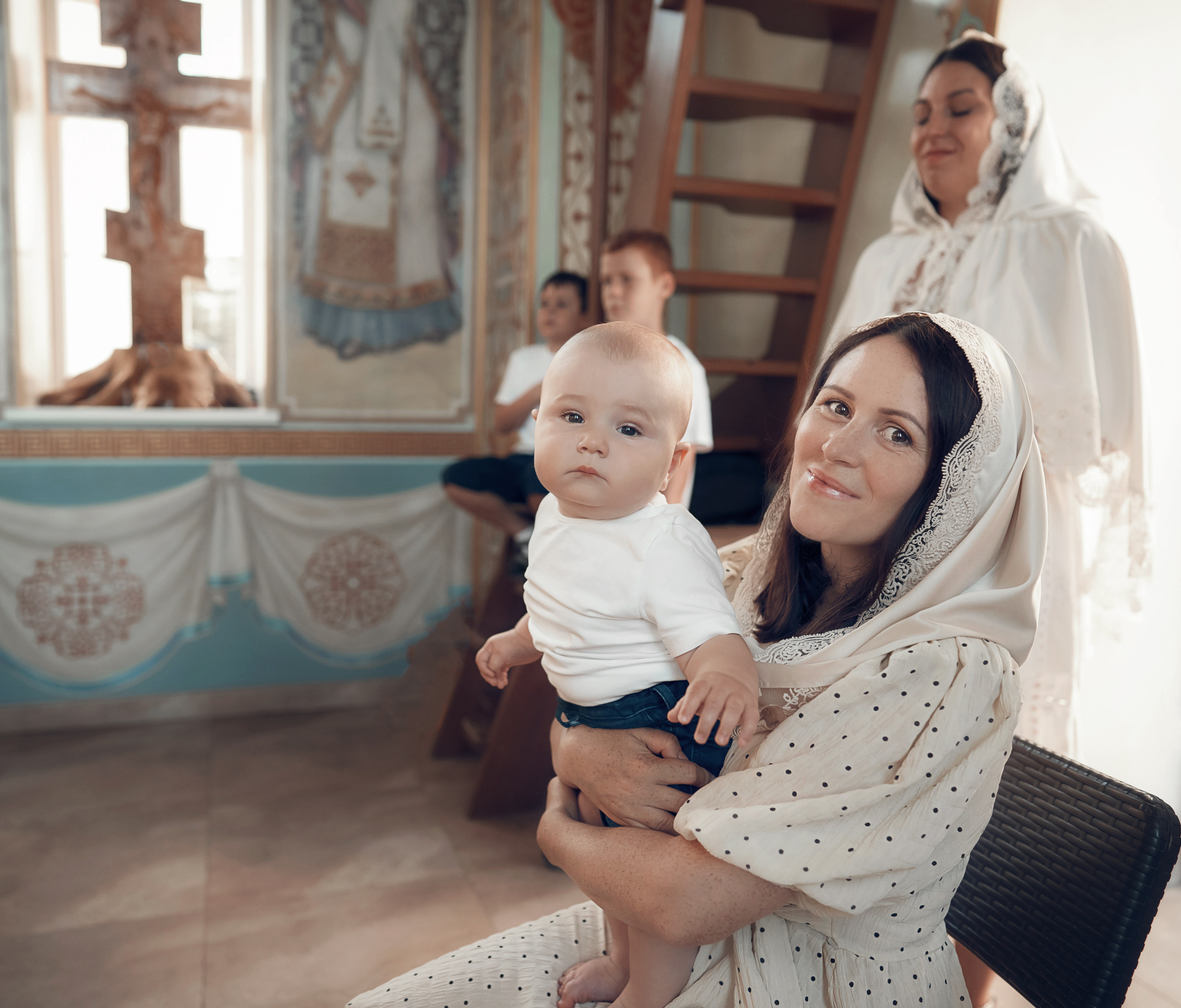 Крещение в храме ап. Андрея Первозванного г. Севастополь. Церковный фотограф Севастополь