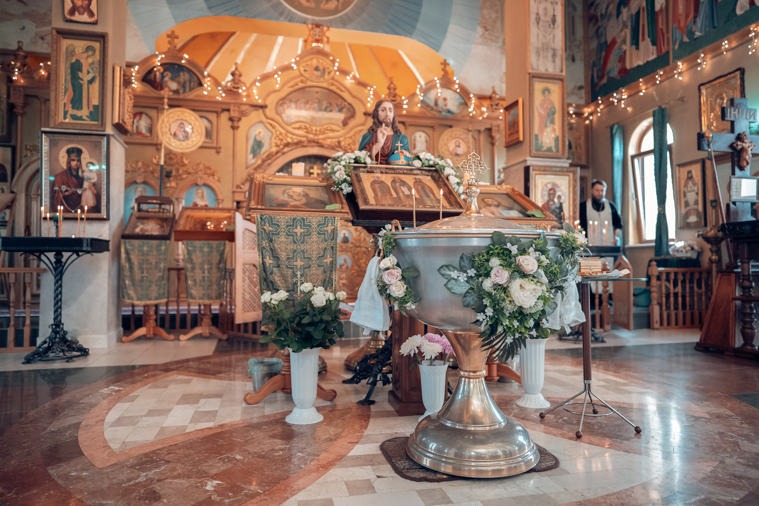 Крещение в храме Прп.Сергия Радонежского с. Орлиное. Церковный фотограф Севастополь