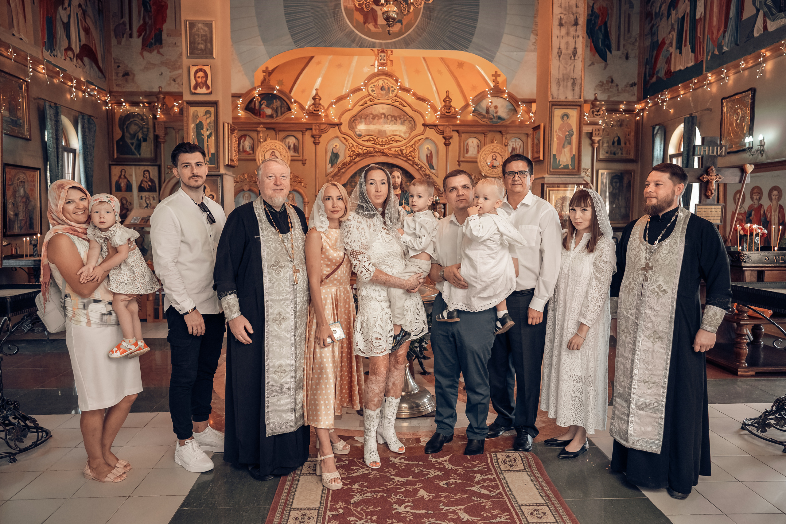 Крещение в храме Прп.Сергия Радонежского с. Орлиное. Церковный фотограф Севастополь