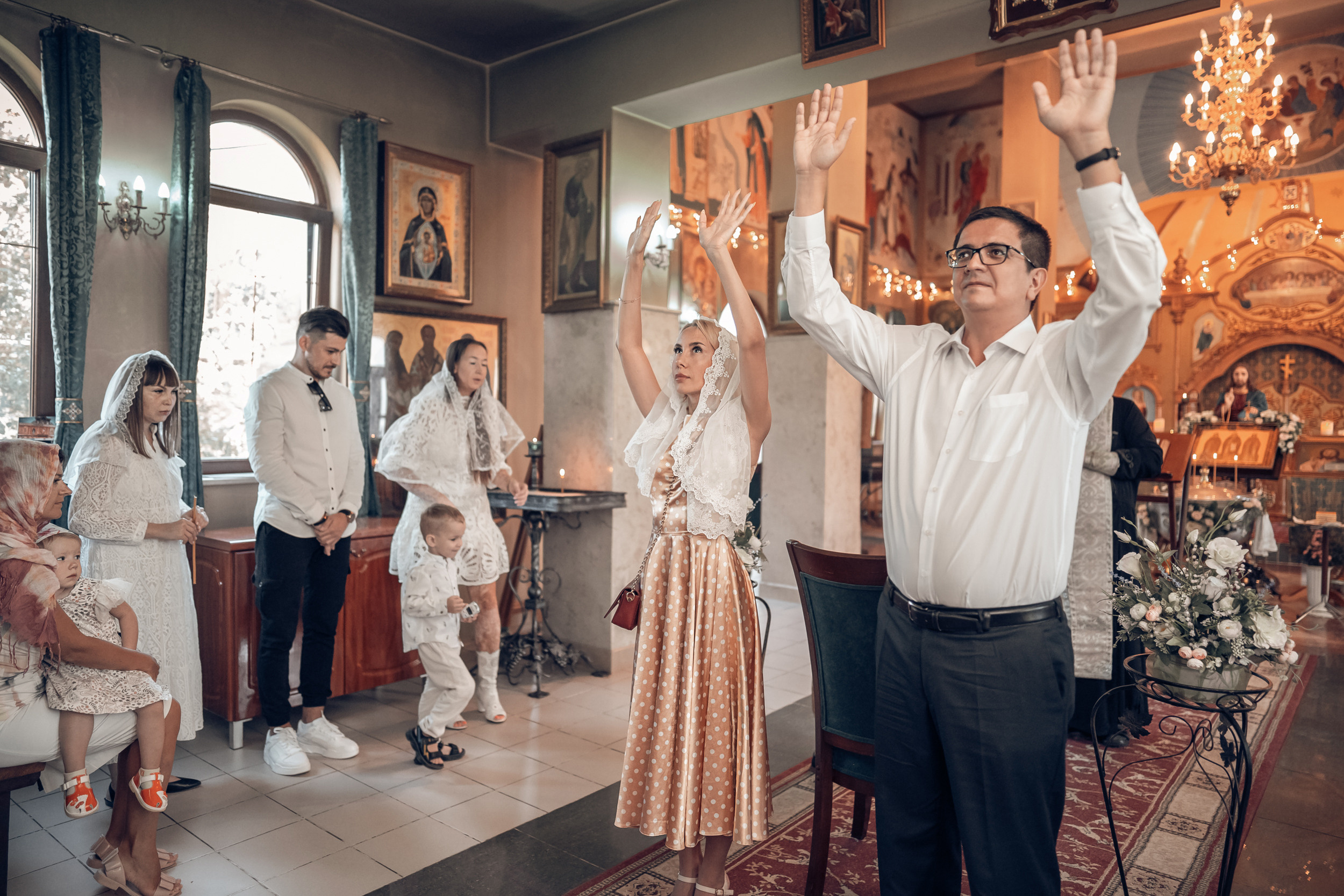 Крещение в храме Прп.Сергия Радонежского с. Орлиное. Церковный фотограф Севастополь
