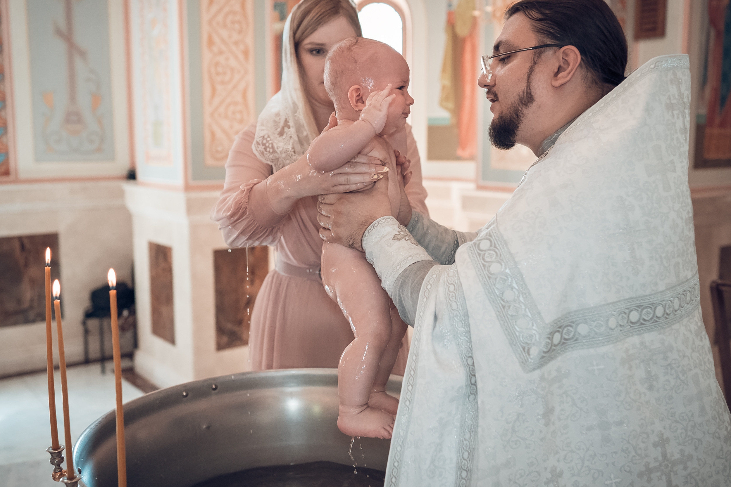 Крещение в Александро -Невском соборе г. Симферополь. Церковный фотограф Севастополь