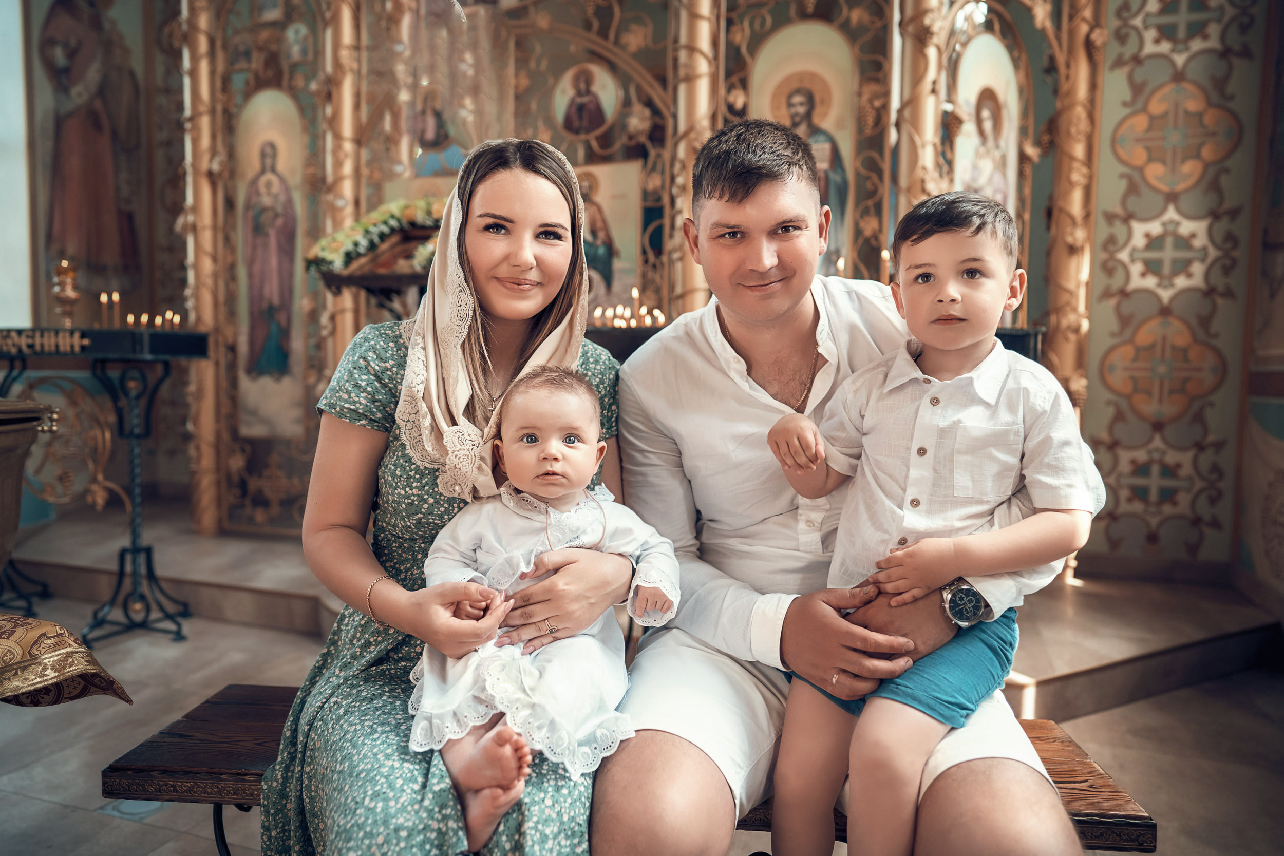 Крещение в храме ап. Андрея Первозванного г. Севастополь. Церковный фотограф Севастополь