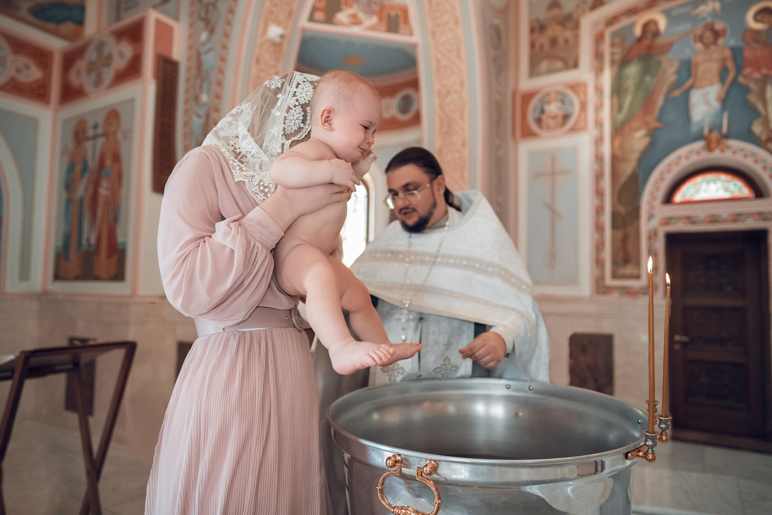 Крещение в Александро -Невском соборе г. Симферополь. Церковный фотограф Севастополь